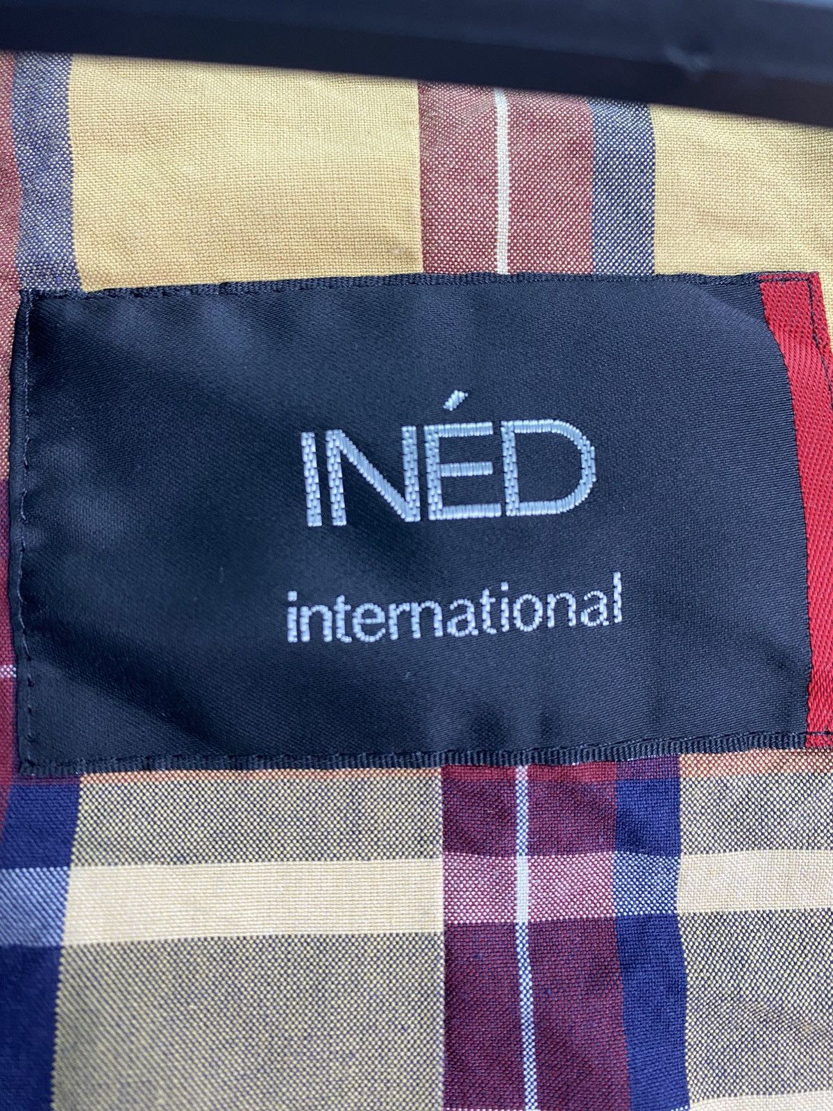 Vintage Vtg 90s INED Yohji Yamamoto capes coat tartan plaid lined Size US S / EU 44-46 / 1 - 5 Thumbnail