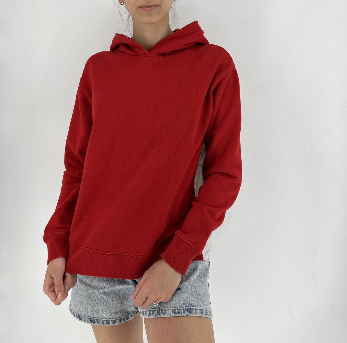 Karl Lagerfeld Woman’s Karl Lagerfeld Sweatshirt Ruffle Rad Hoodie W/Logo Size M / US 6-8 / IT 42-44 - 1 Thumbnail