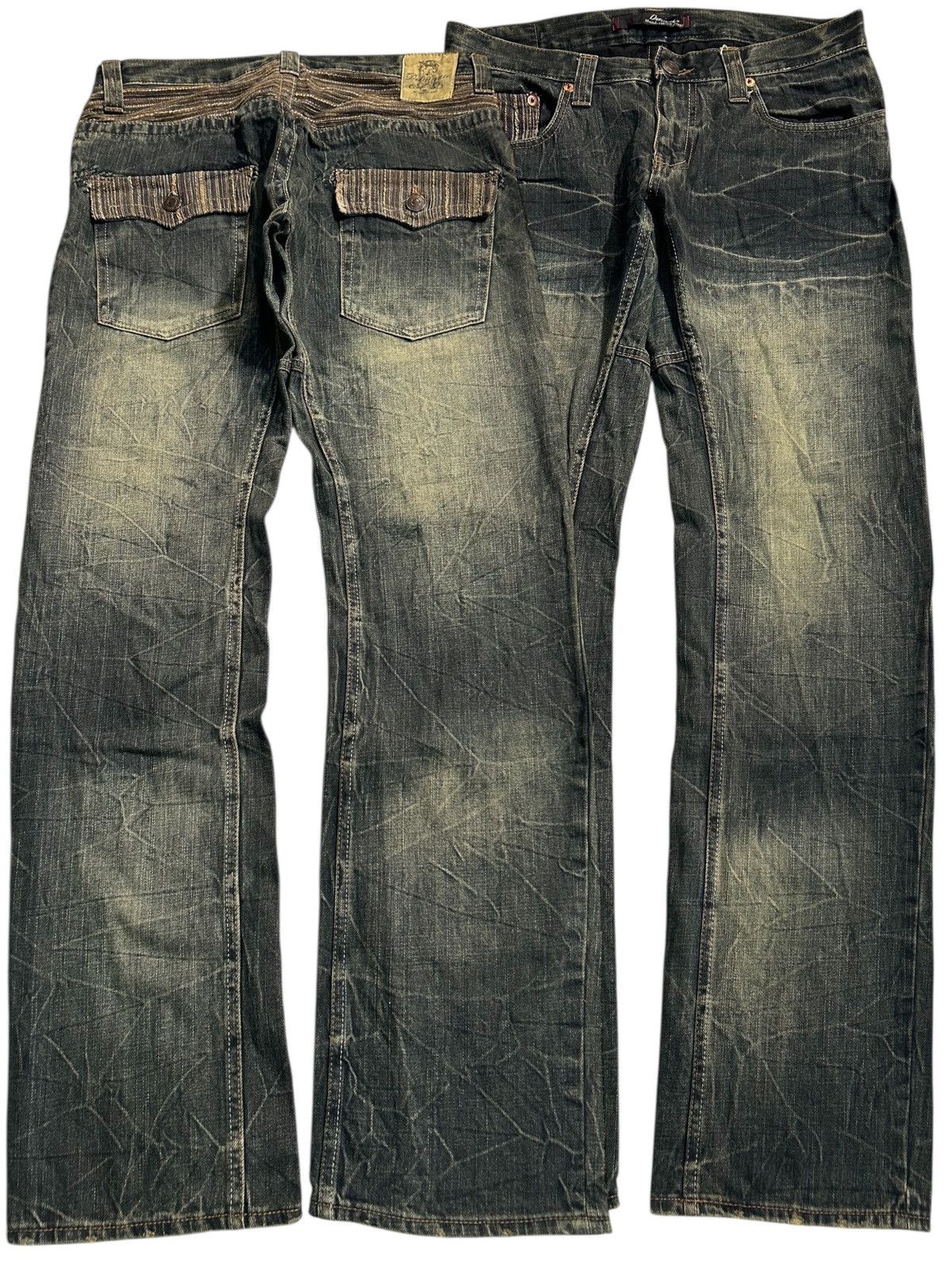 Japanese Brand × Kapital × Vintage Rusty Dominate Handcrdfted Jeans Japan Punk Grunge Style Size US 32 / EU 48 - 1 Thumbnail
