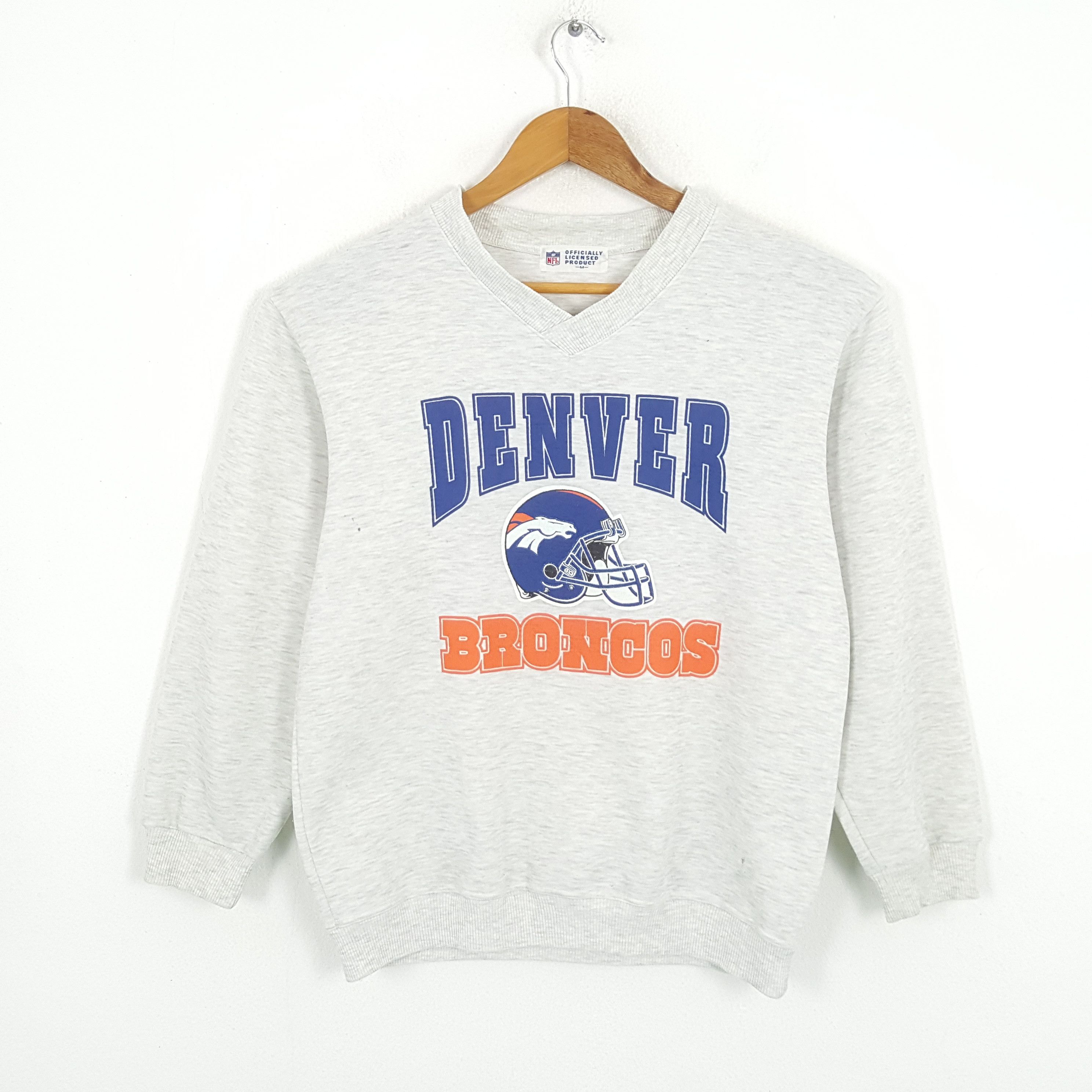NFL × Vintage Vintage DENVER BRONCOS American Sport NFL Sweatshirt c271n13 Size US M / EU 48-50 / 2 - 1 Thumbnail