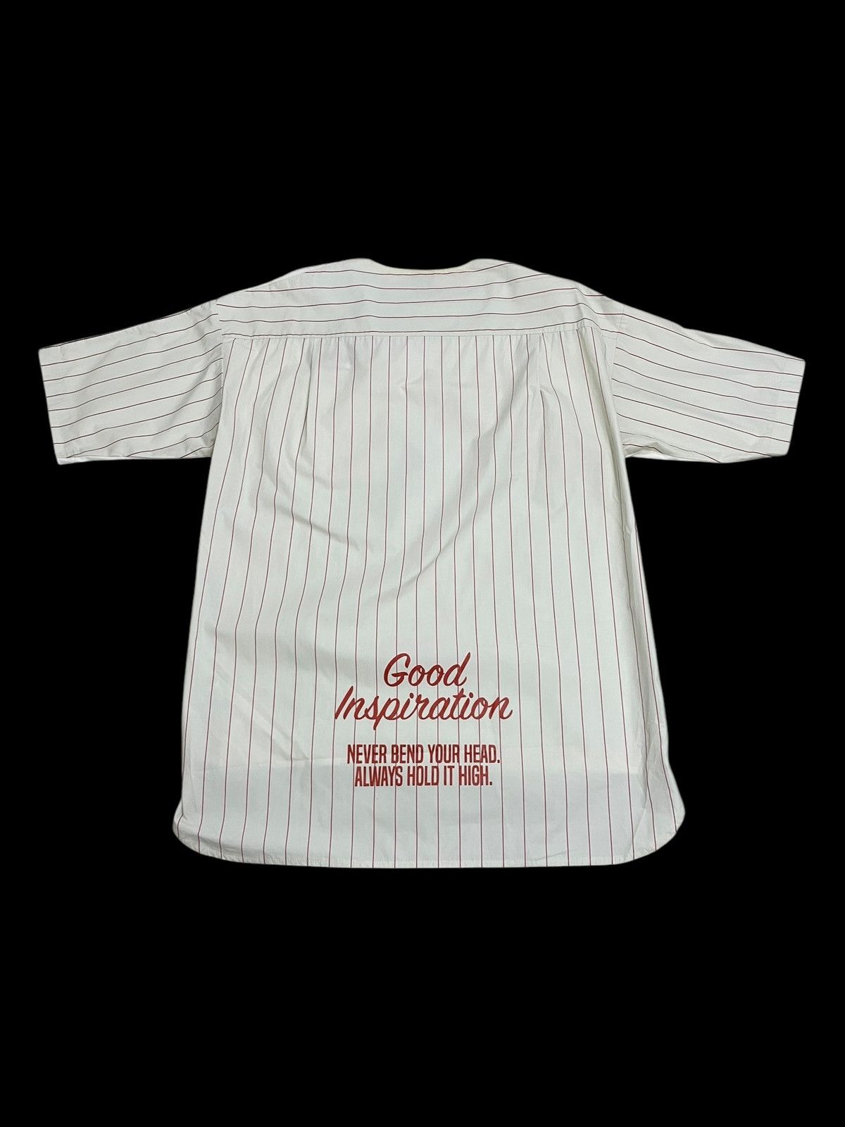 GU × Maison MIHARA YASUHIRO Cream Oversize Baseball Jersey Im Future Good Inspiration Size US M / EU 48-50 / 2 - 2 Thumbnail