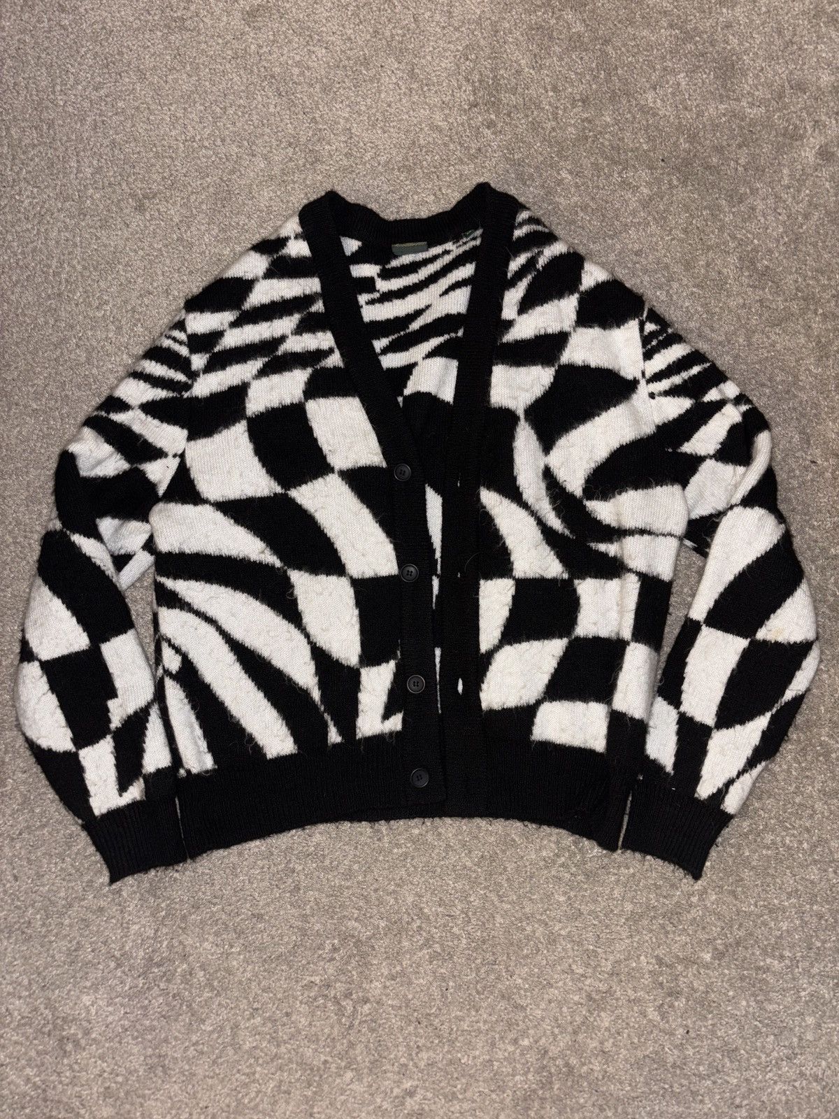 Other Jaded Man & Curly Fry Black and White Cardigan Size US XS / EU 42 / 0 - 1 Thumbnail