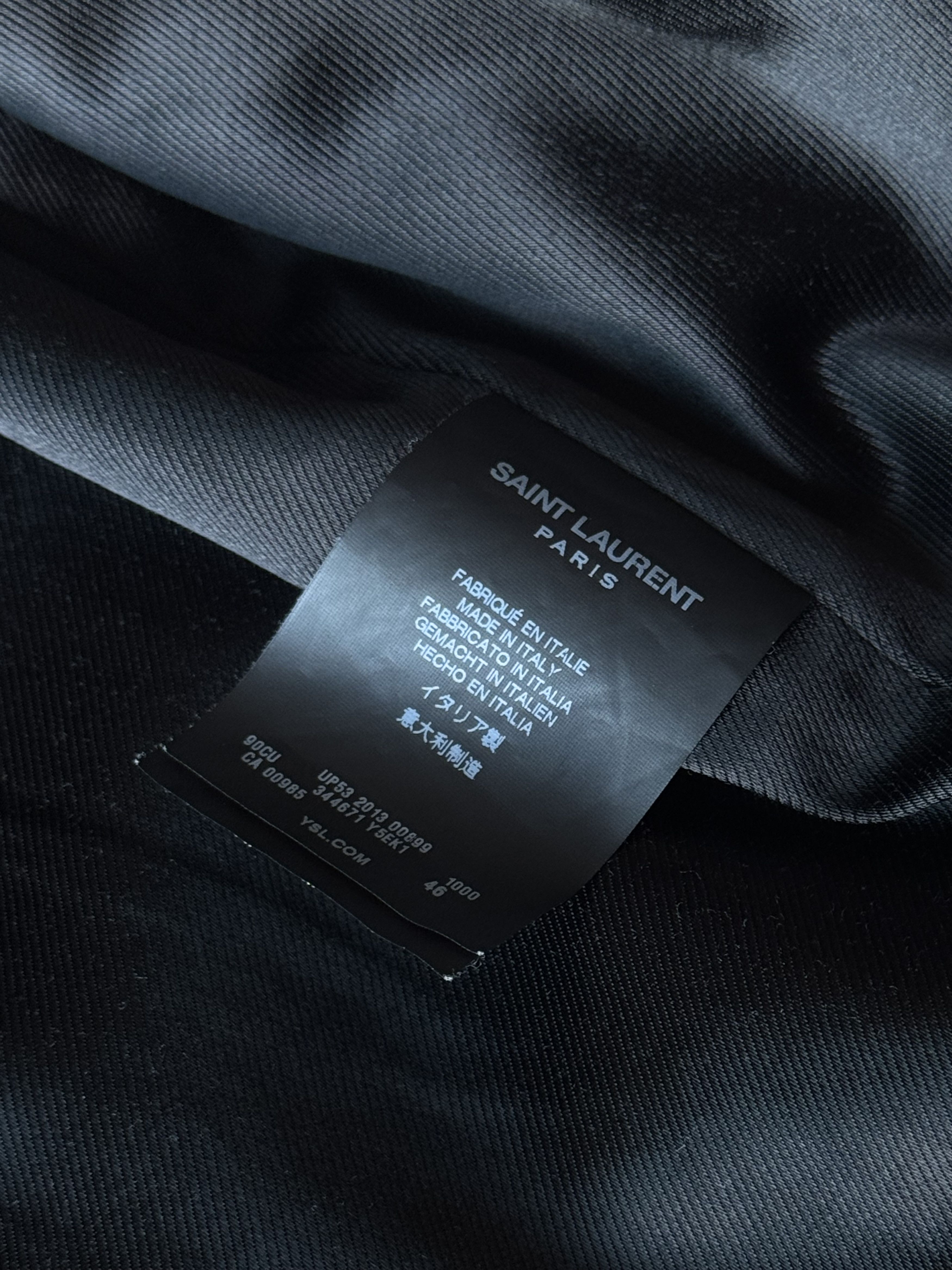 Saint Laurent Paris Saint Laurent Paris FW13 Cafe Racer leather jacket Size US S / EU 44-46 / 1 - 8 Thumbnail