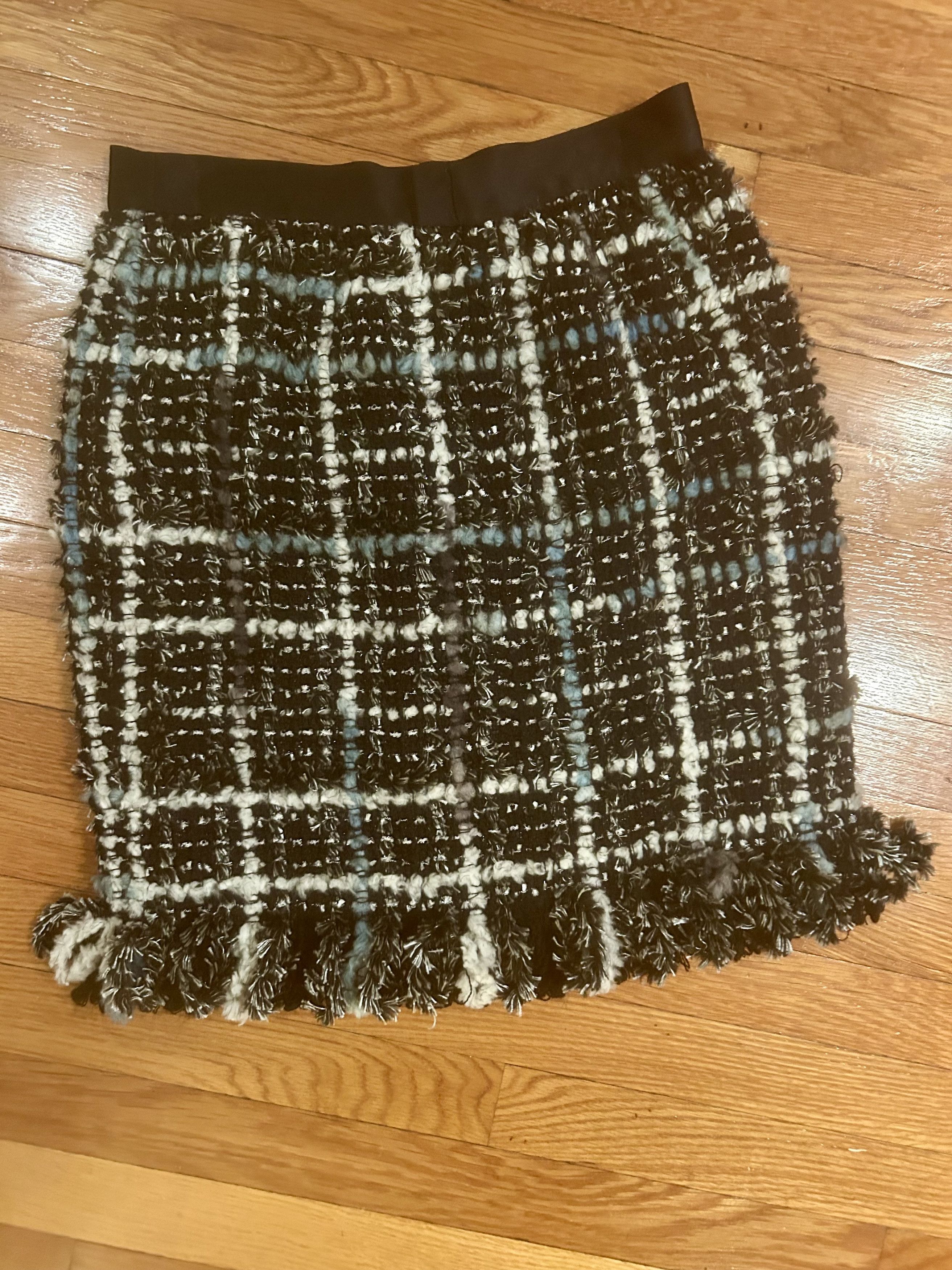 Chanel Chanel Tweet Skirt Size 22" - 1 Thumbnail