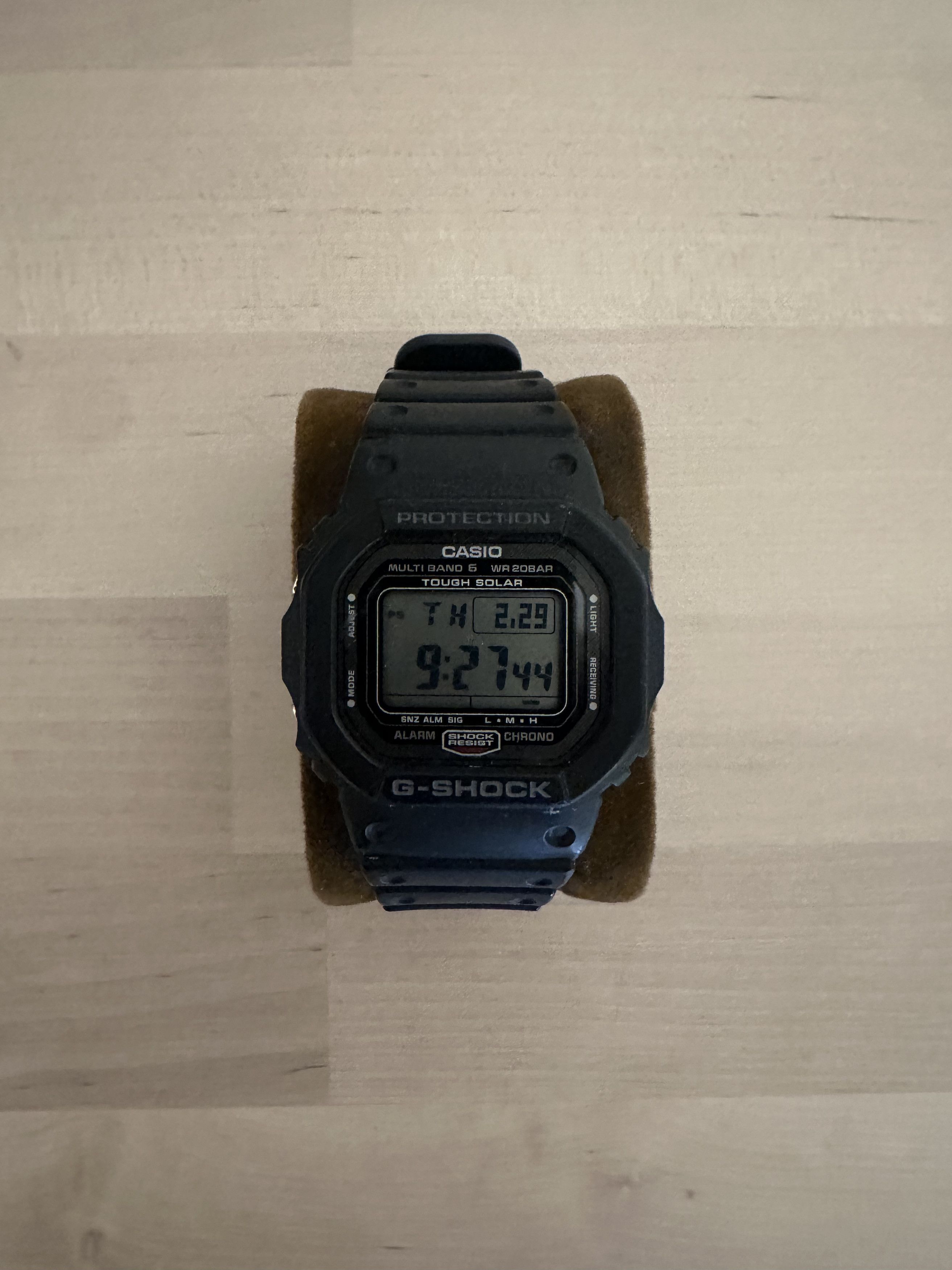 image of Casio G-Shock Gw-5000U-1Jf in Black, Men's (Size 44)