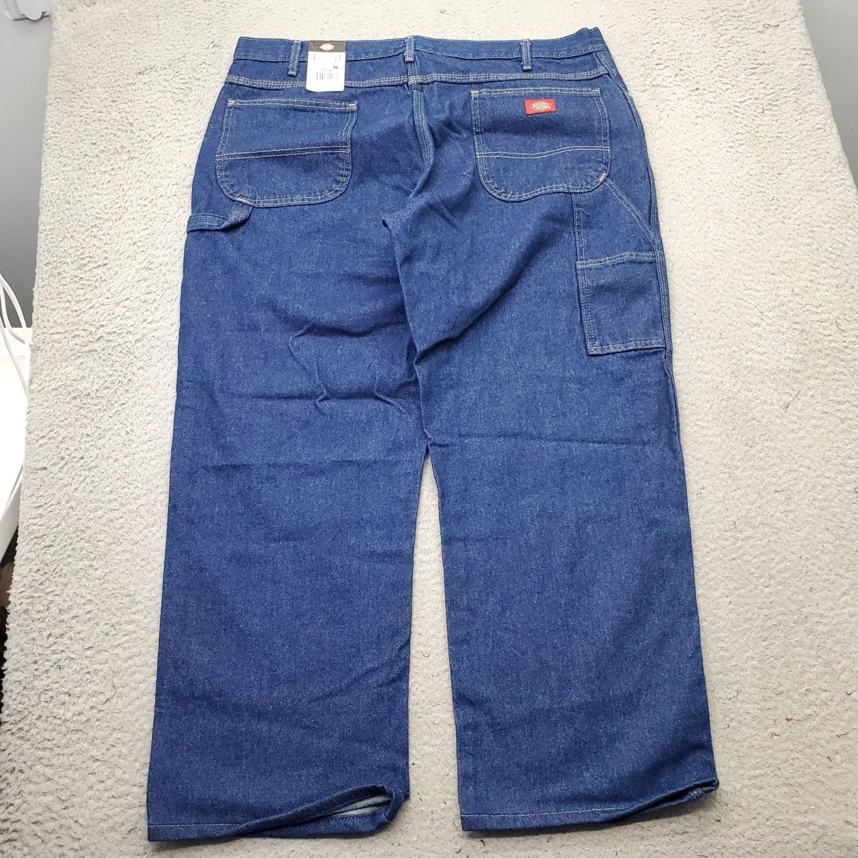 Dickies Dickies Mens Carpenter Jeans Blue Denim Relaxed Fit Hammer Loop Straight Leg 40 XS? Size US 40 / EU 56 - 2 Thumbnail