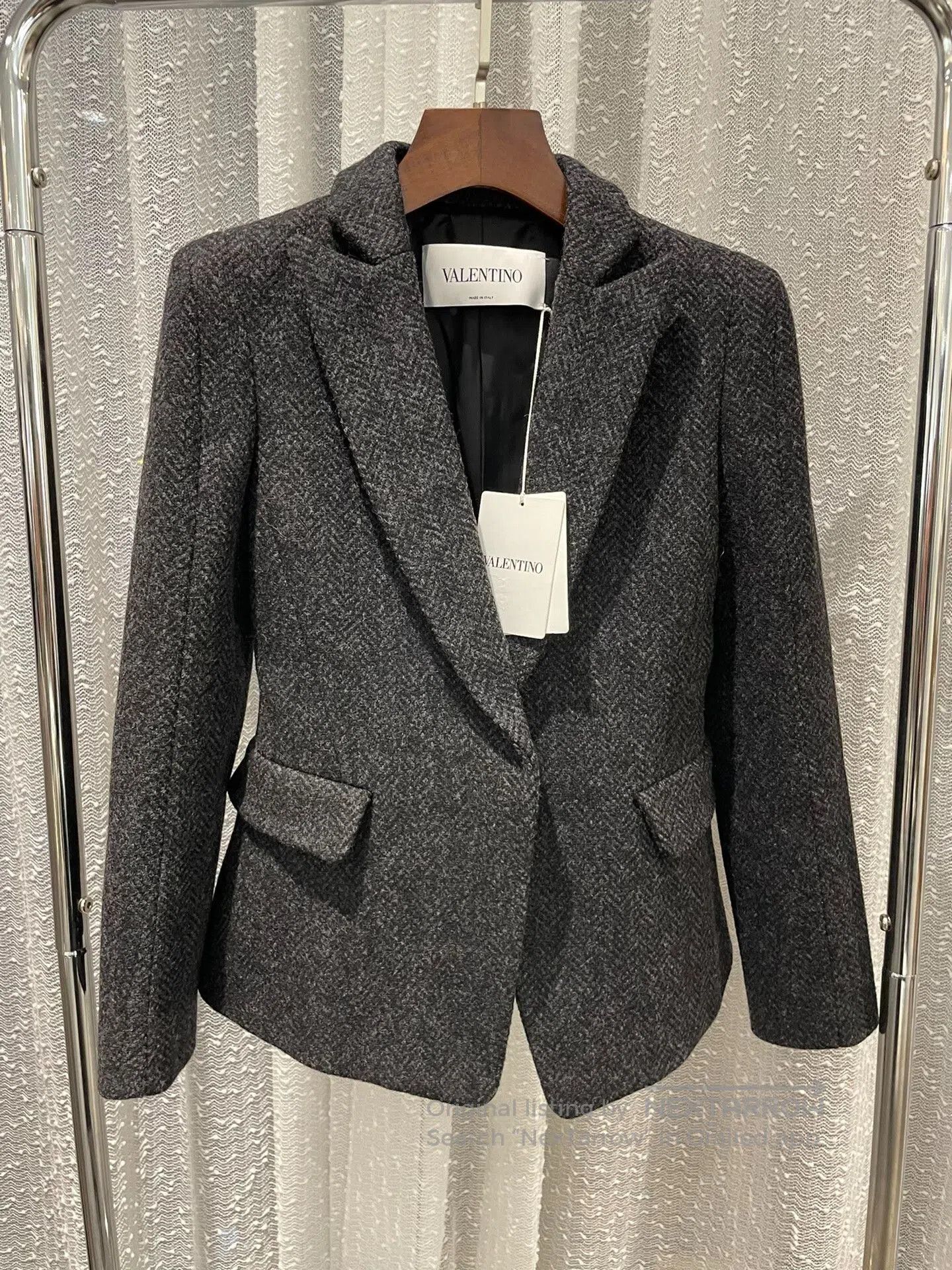 Valentino Vintage Valentino Wool Blend Winter Blazer. Size US M / EU 48-50 / 2 - 3 Thumbnail