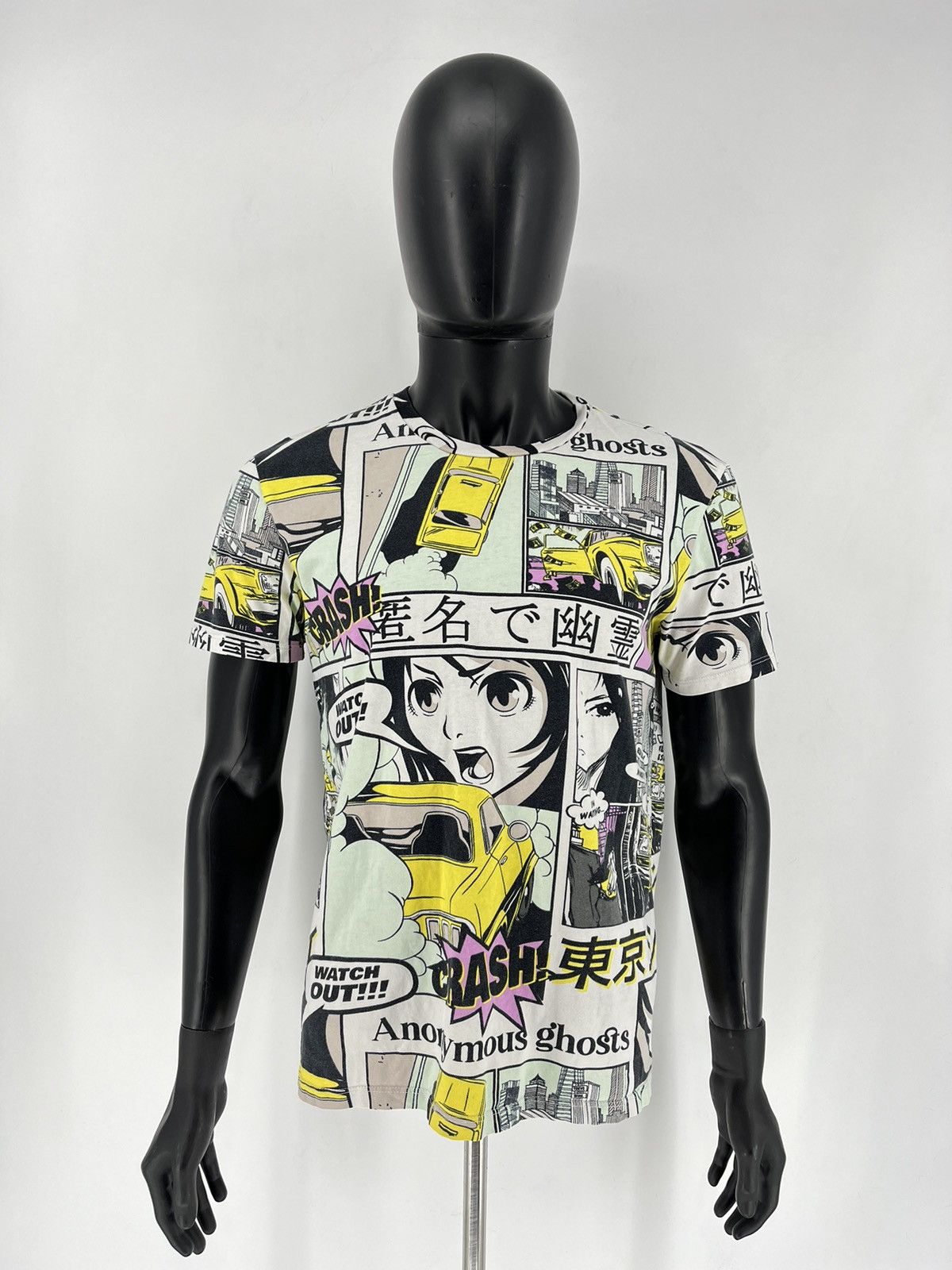 Anime Vintage Manga Panel tee Art Tee Anima Tee Graphic Tee Size US M / EU 48-50 / 2 - 2 Thumbnail