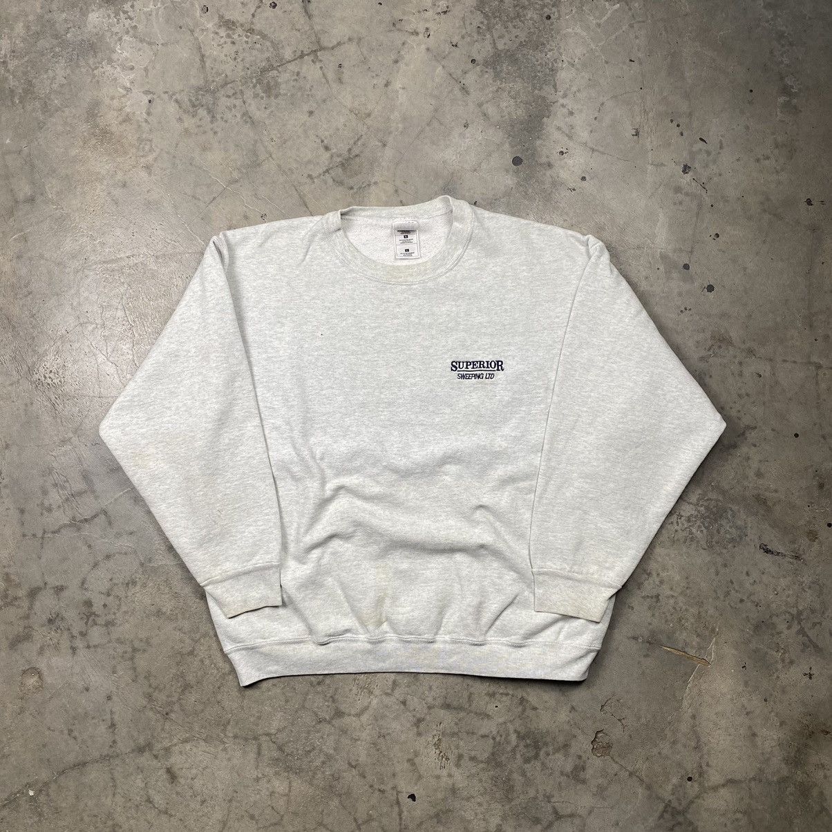 Fruit Of The Loom × Vintage y2k Superior Sweeping Ltd Boxy Crewneck Size US L / EU 52-54 / 3 - 1 Thumbnail