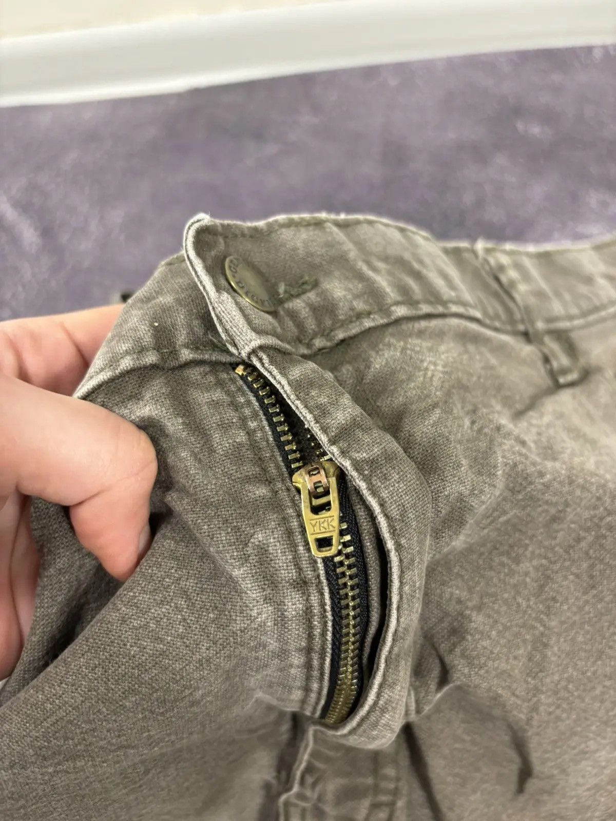 Dickies × Vintage Vintage Dickies USA Carpenter Khaki Work Hype Baggy Pants Size US 40 / EU 56 - 10 Thumbnail