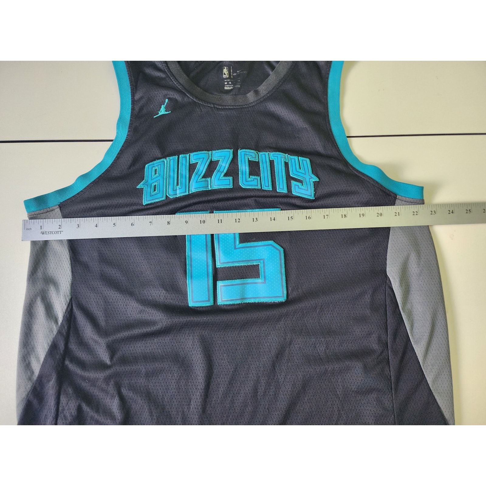 Nike Charlotte Hornets Walker Jordan Jersey Dri Fit Buzz City Size US XL / EU 56 / 4 - 5 Thumbnail