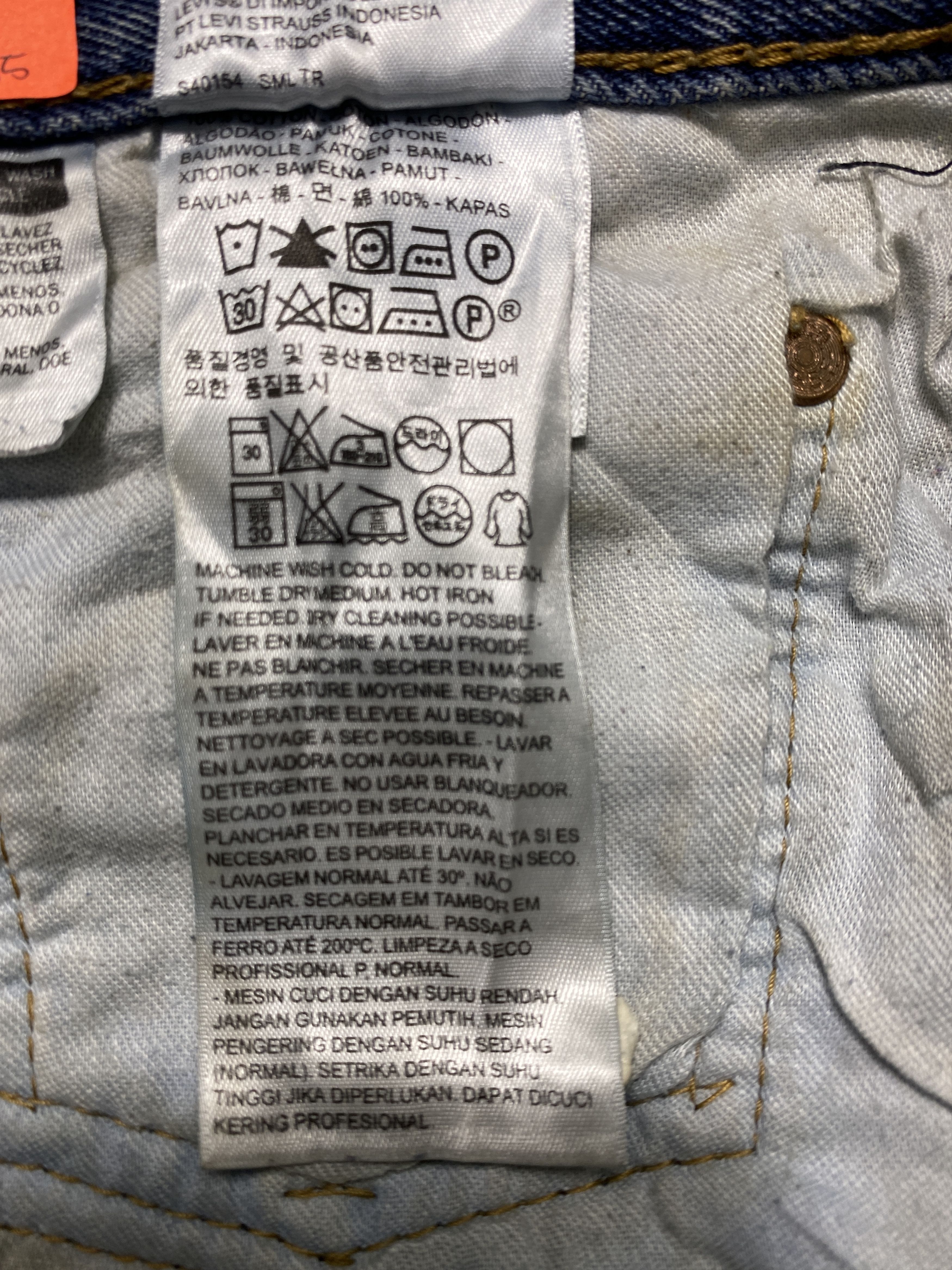 Levi's Dirty Used Blue Vintage Levi's 501 32x30.5 Denim -JN2245 Size US 32 / EU 48 - 8 Thumbnail