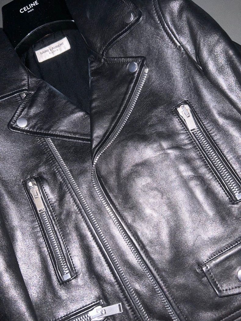 Saint Laurent Paris saint Laurent paris18FW L01 Zipper Motorcycle Leather Jack Size XS / US 0-2 / IT 36-38 - 4 Thumbnail