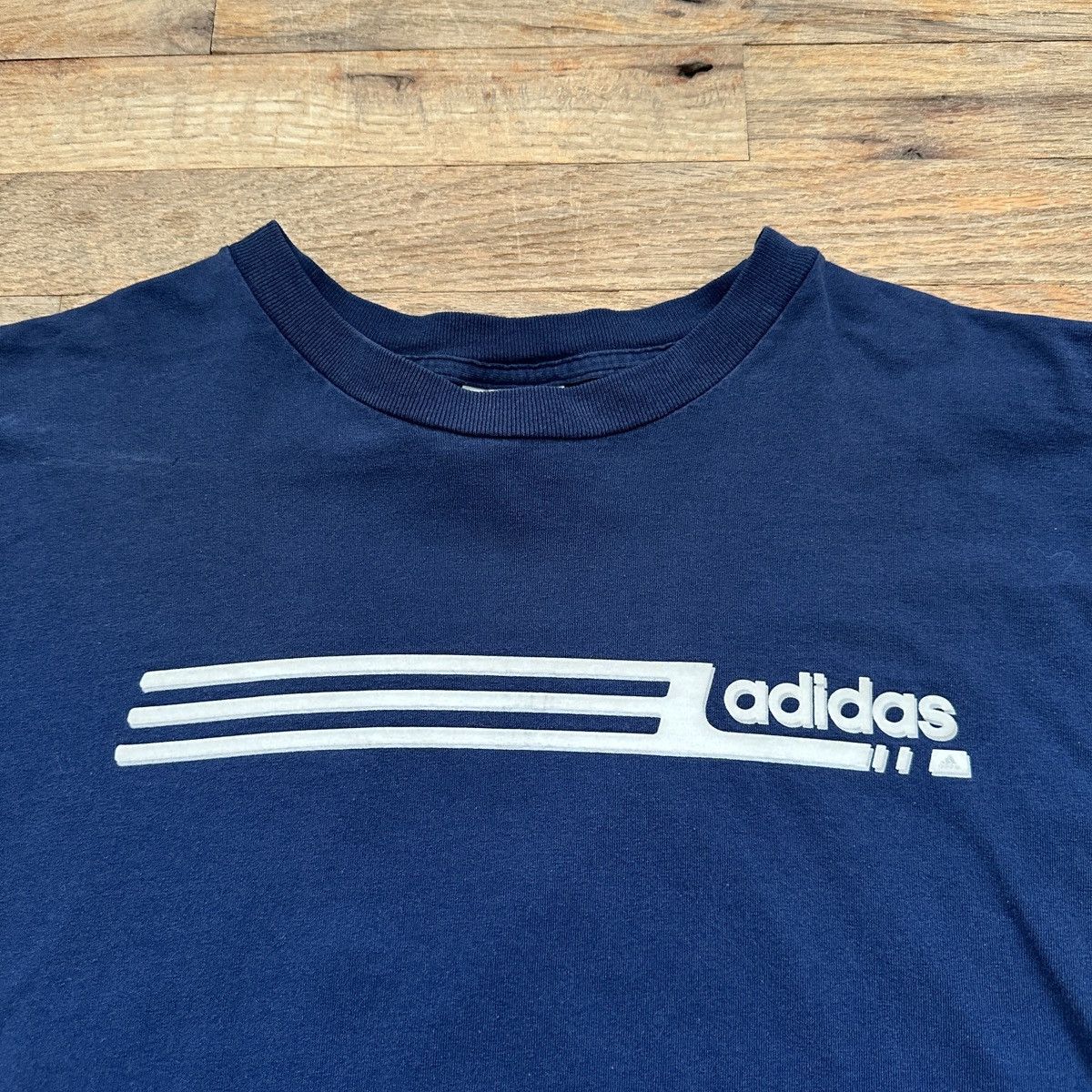 Adidas × Vintage Vintage Adidas tee Size US L / EU 52-54 / 3 - 3 Thumbnail