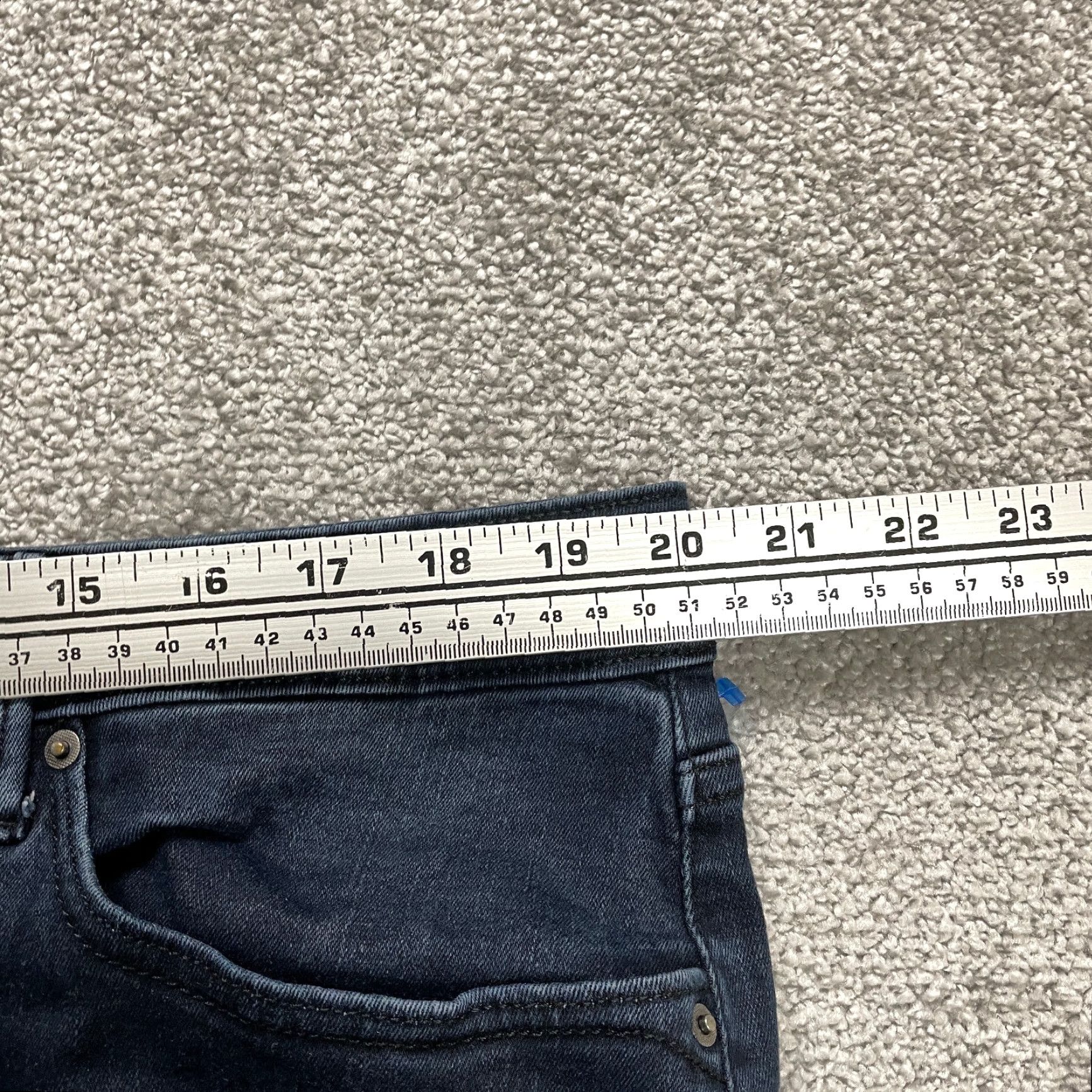 Levi's Levis Jeans 512 Skinny Shaping 40x29 Blue Dark Wash 90s USA Womens Size 27" / US 4 / IT 40 - 6 Thumbnail