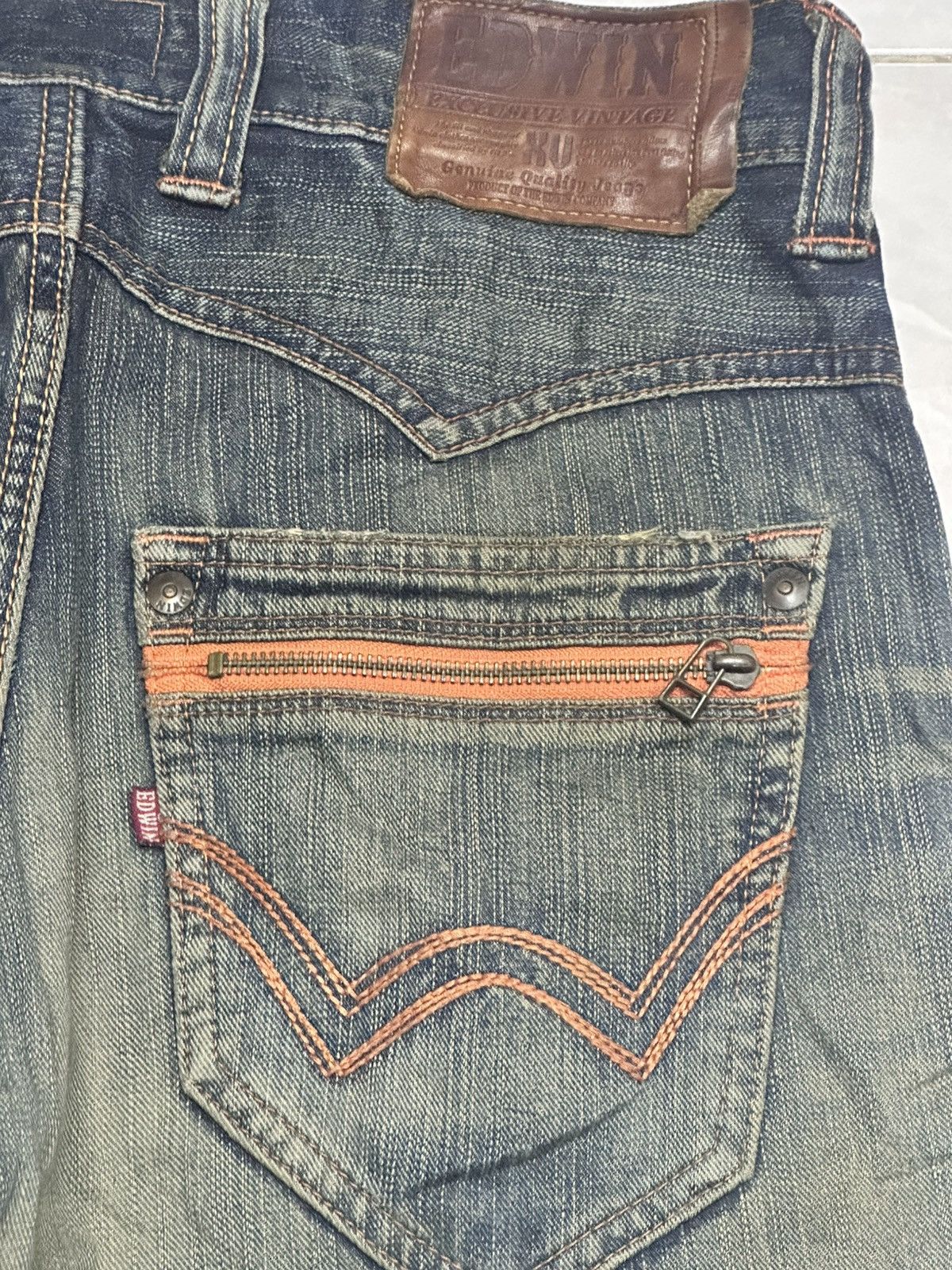 Japanese Brand Edwin XV Exclusive Vintage Baggy Style Jeans With MudWash Size US 32 / EU 48 - 6 Thumbnail