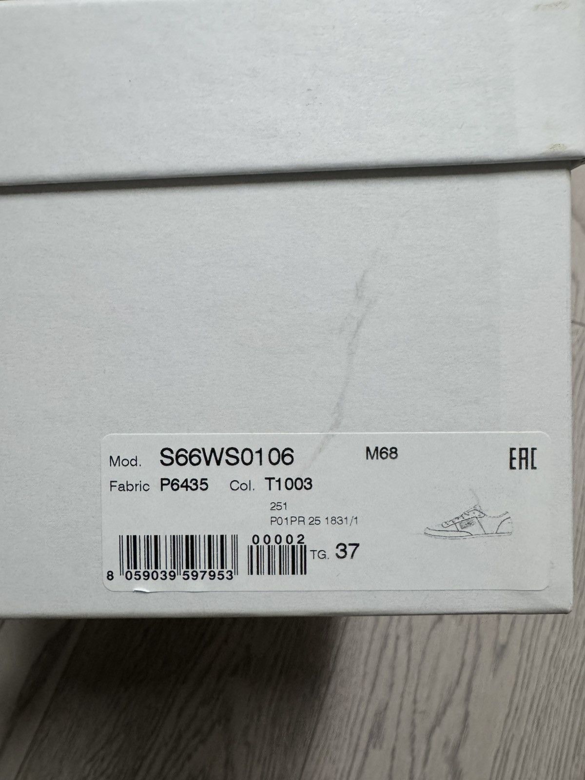 Maison Margiela NIB MM6 Anatomic Sneakers - White, 37 Size US 7 / IT 37 - 11 Thumbnail