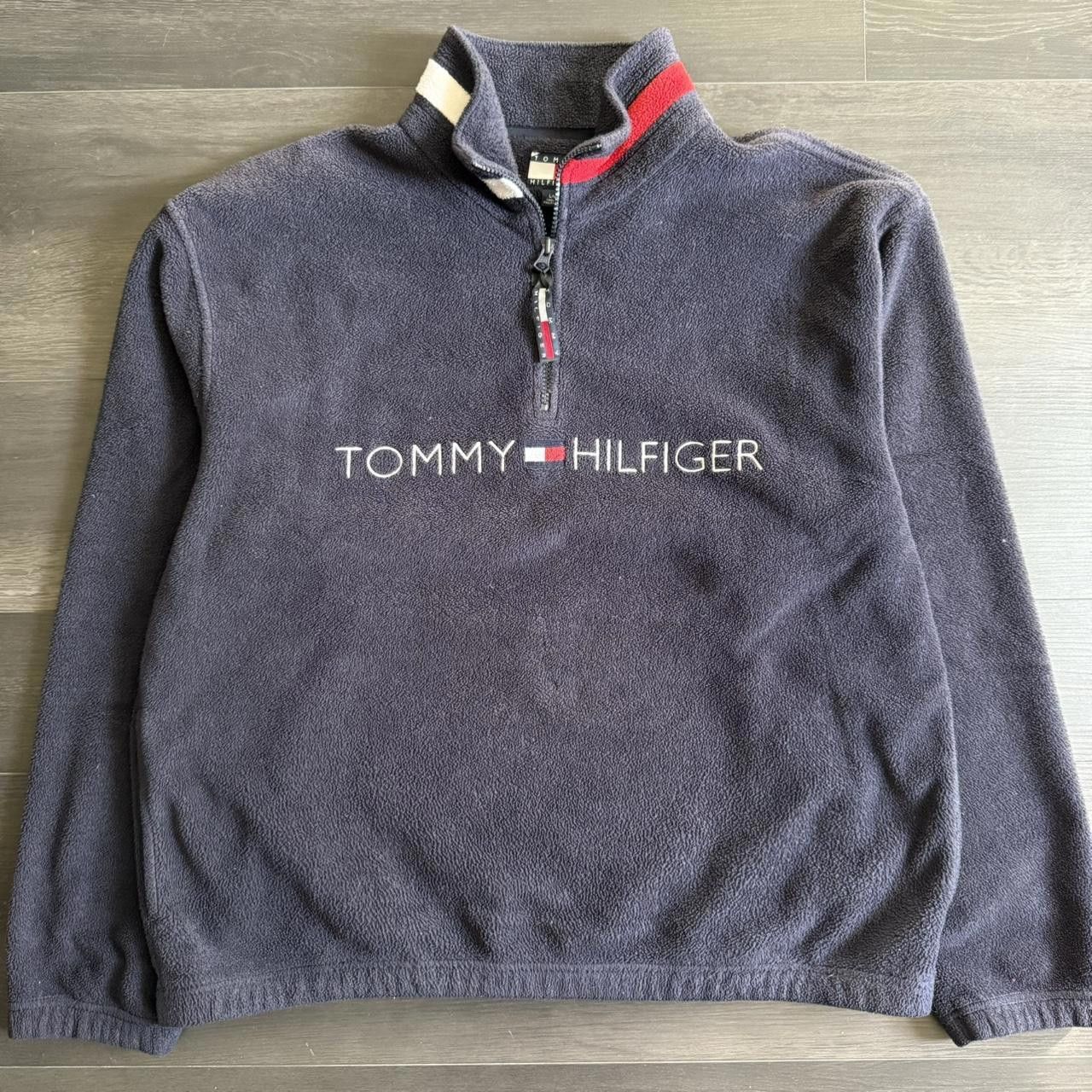 Tommy Hilfiger Vintage 90s Tommy Hilfiger Fleece Size US L / EU 52-54 / 3 - 2 Thumbnail