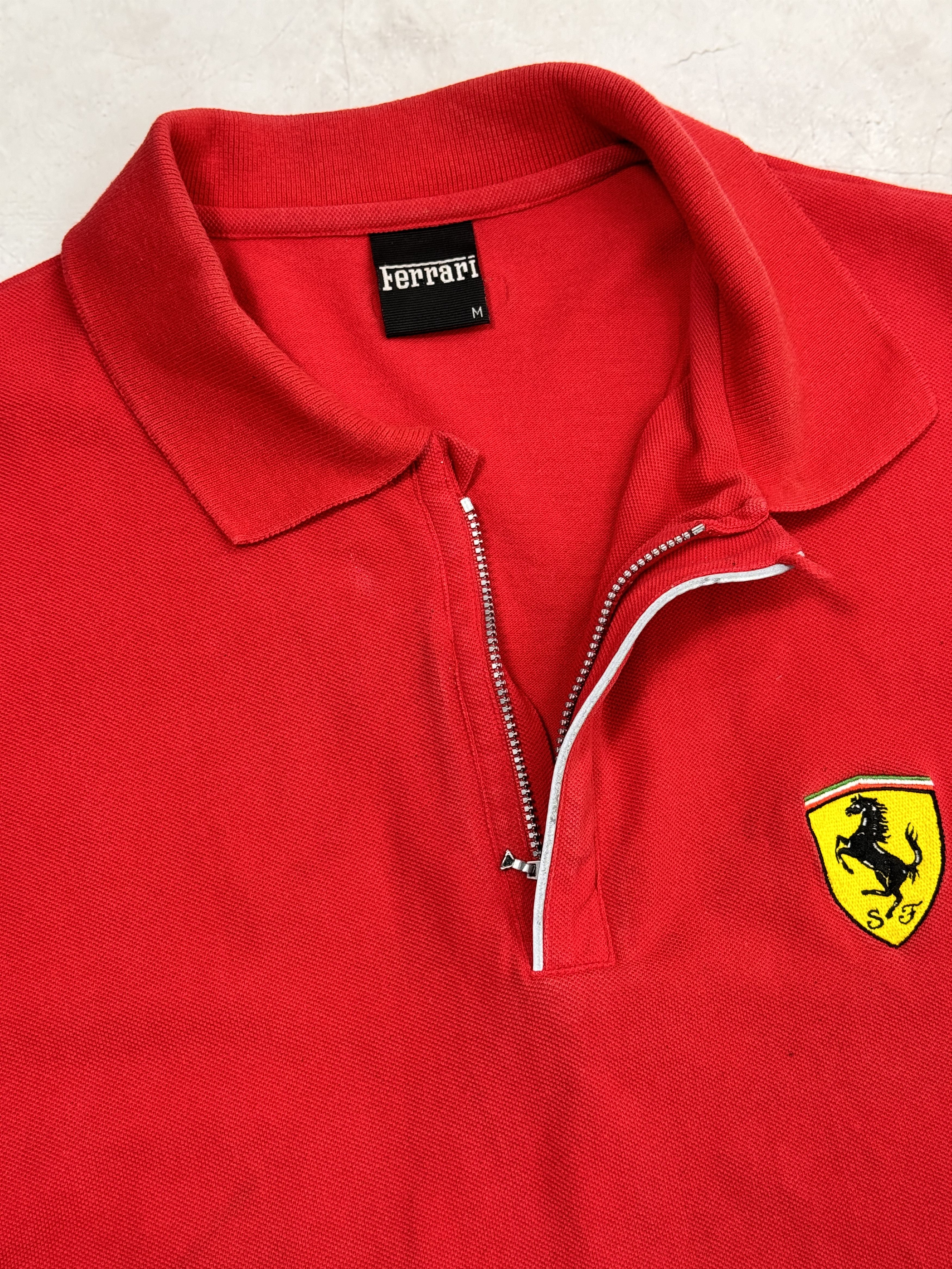 Ferrari × Formula 1 × Vintage 2000 Ferrari & Vodafone Polo T-Shirt Racing Formula1 Team Size US M / EU 48-50 / 2 - 8 Thumbnail