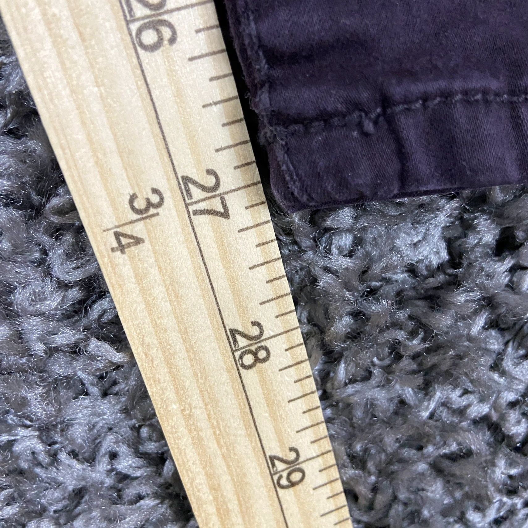 American Eagle Outfitters American Eagle Jeans Women 2 Regular Purple Super Stretch Distressed 29x27 Womens Size 26" / US 2 / IT 38 - 6 Thumbnail