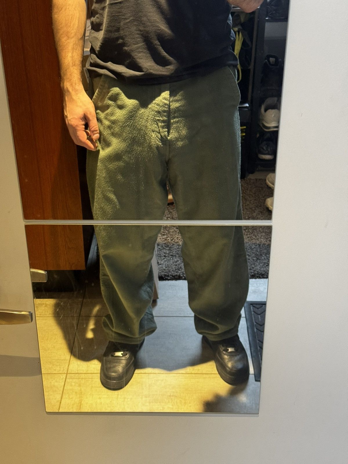 Comme des Garcons Homme Plus Comme des Garçons Homme + Trousers adjustable Baggy Design Size US 32 / EU 48 - 14 Thumbnail