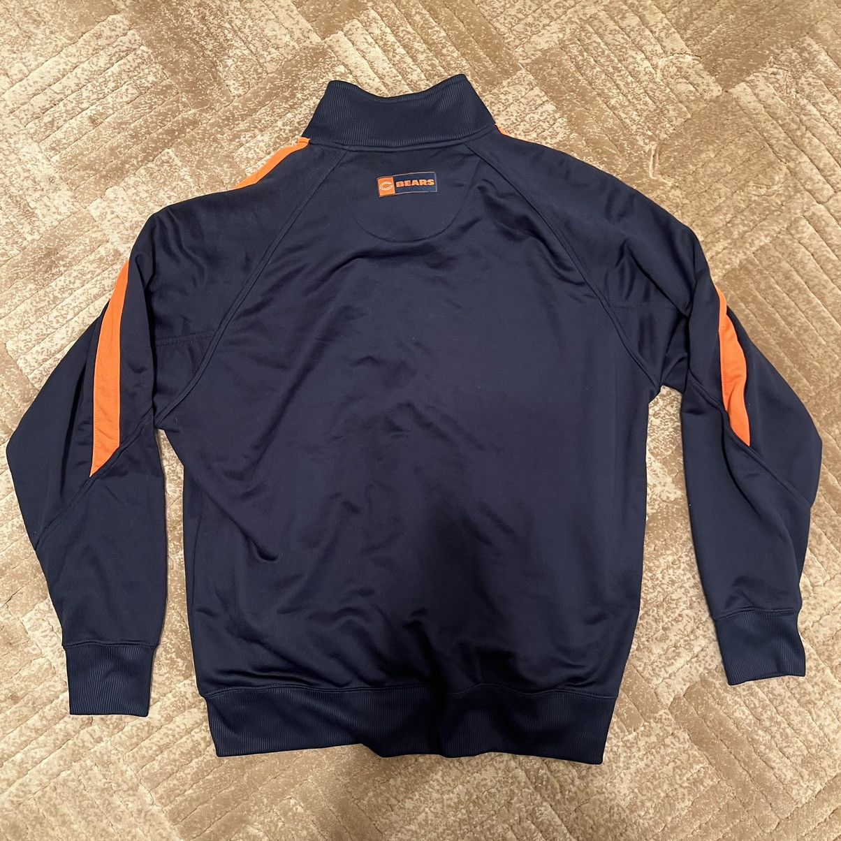 NFL Chicago Bears NFL Warmup Jacket Blue Orange Men's Size XL Size US XL / EU 56 / 4 - 5 Thumbnail