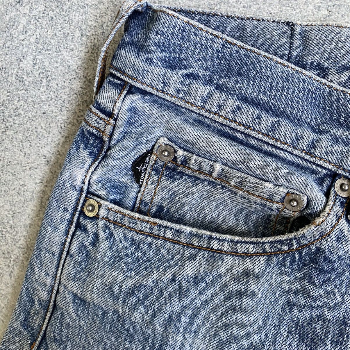 Stone Island Vintage Stone Island Jeans Patch Pocket Straight Fit Casual Size US 30 / EU 46 - 11 Thumbnail