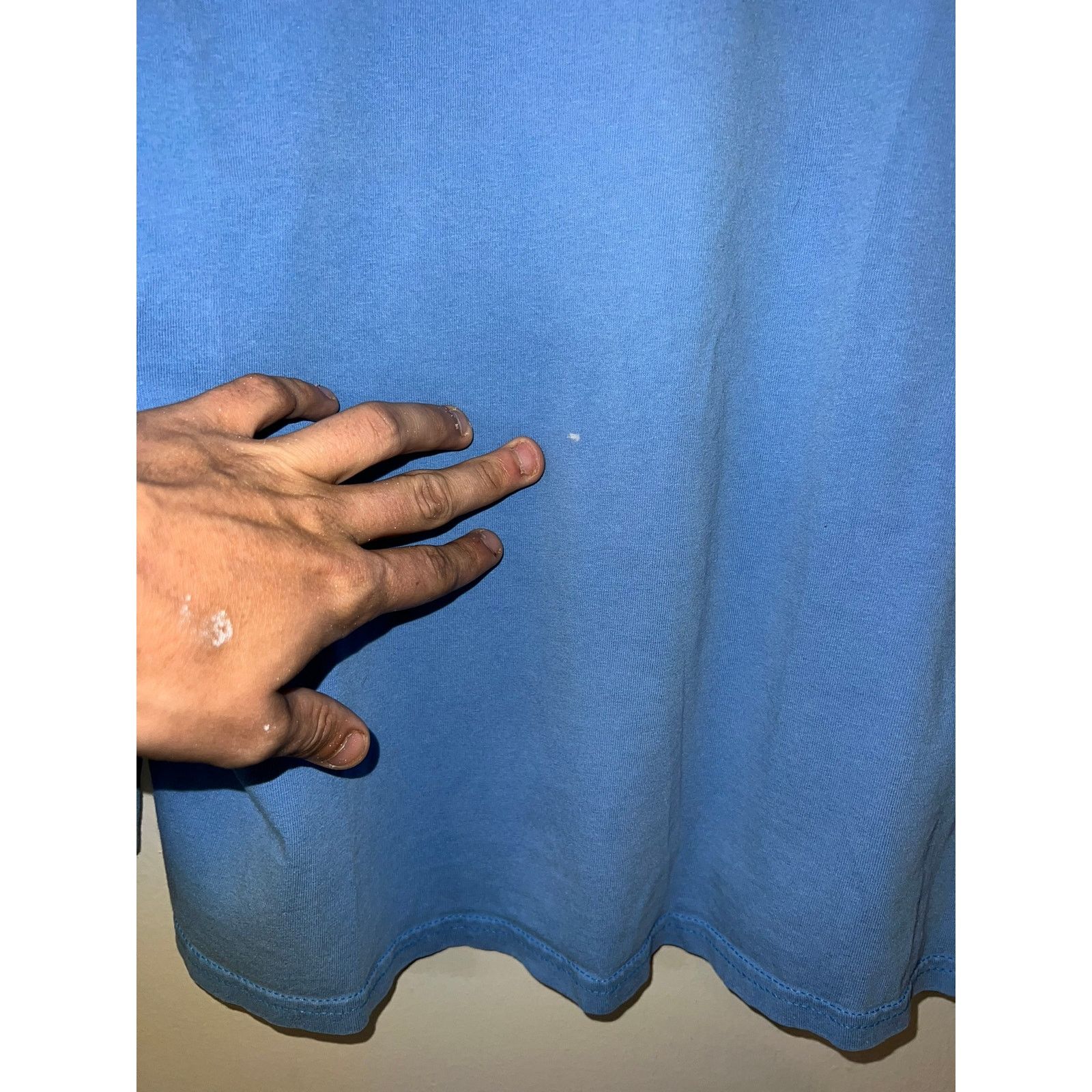 Russell Athletic Vintage Blue Long Sleeve Blank Shirt Russell Athletic 90s L Size US L / EU 52-54 / 3 - 4 Thumbnail