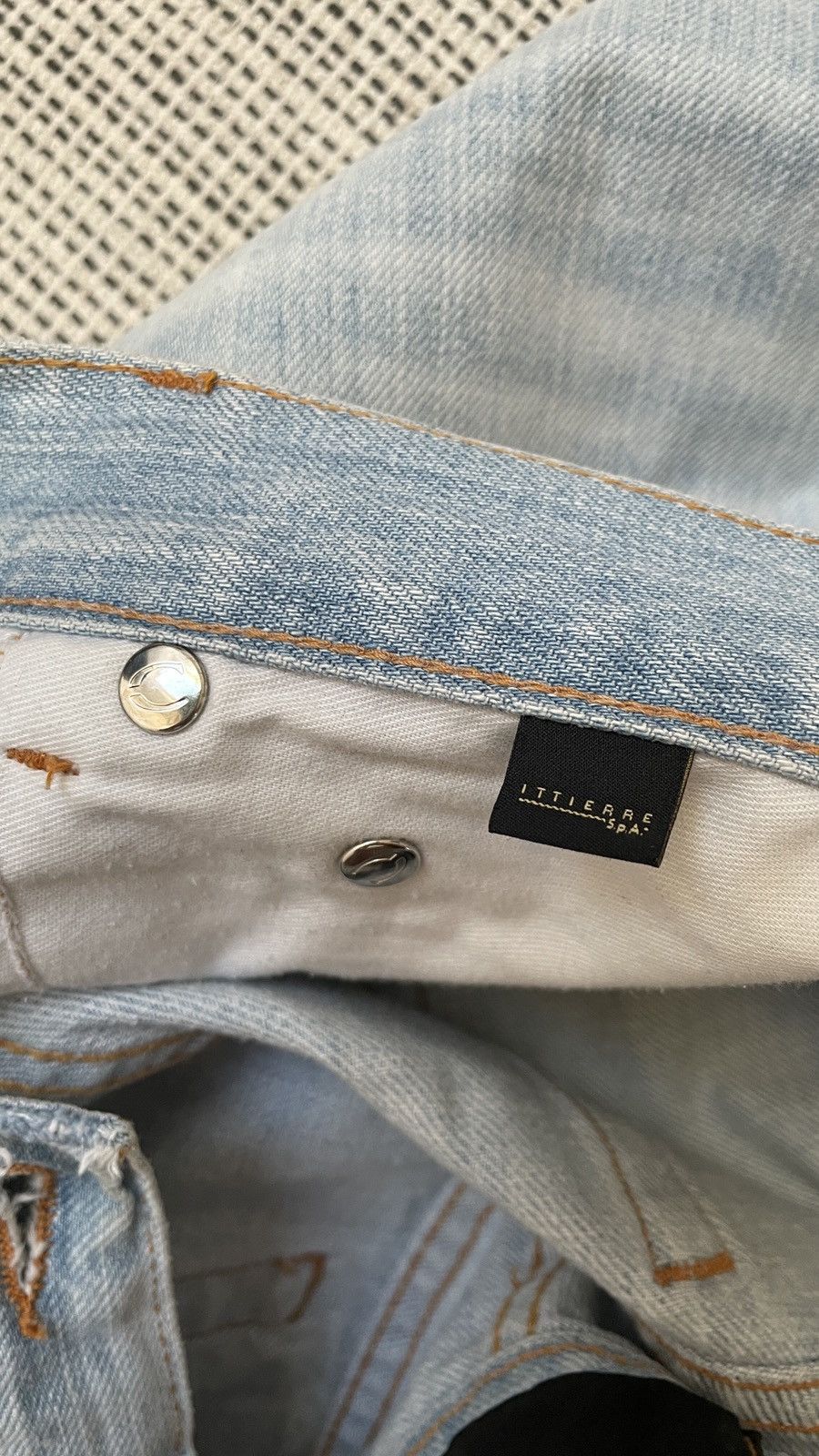 Roberto Cavalli JUST ROBERTO CAVALLI DISTRESSED VINTAGE DESIGN DENIM JEANS Size US 34 / EU 50 - 13 Thumbnail