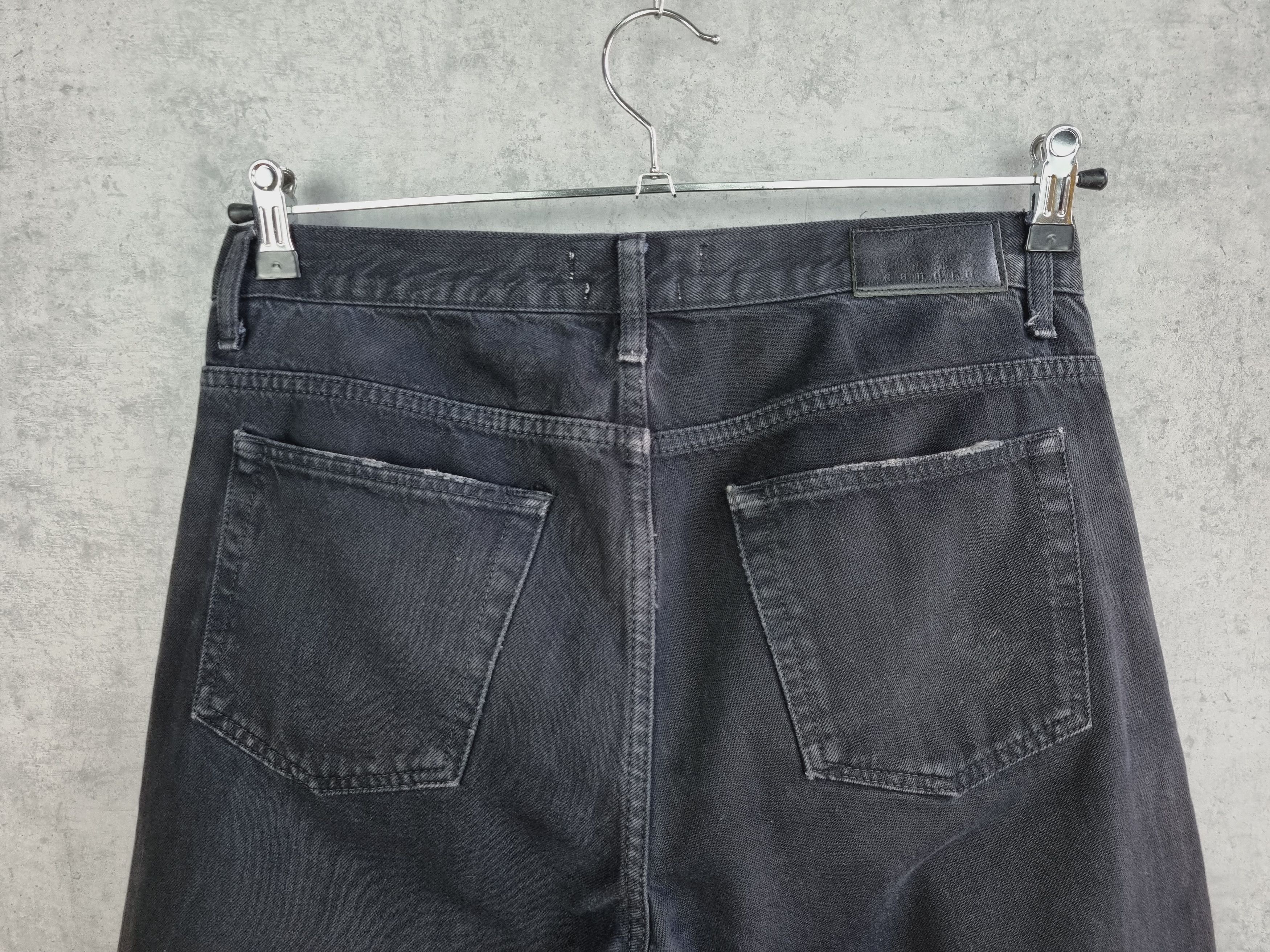 Sandro SANDRO Paris New Droit Model Faded Denim Jeans Size US 32 / EU 48 - 12 Thumbnail