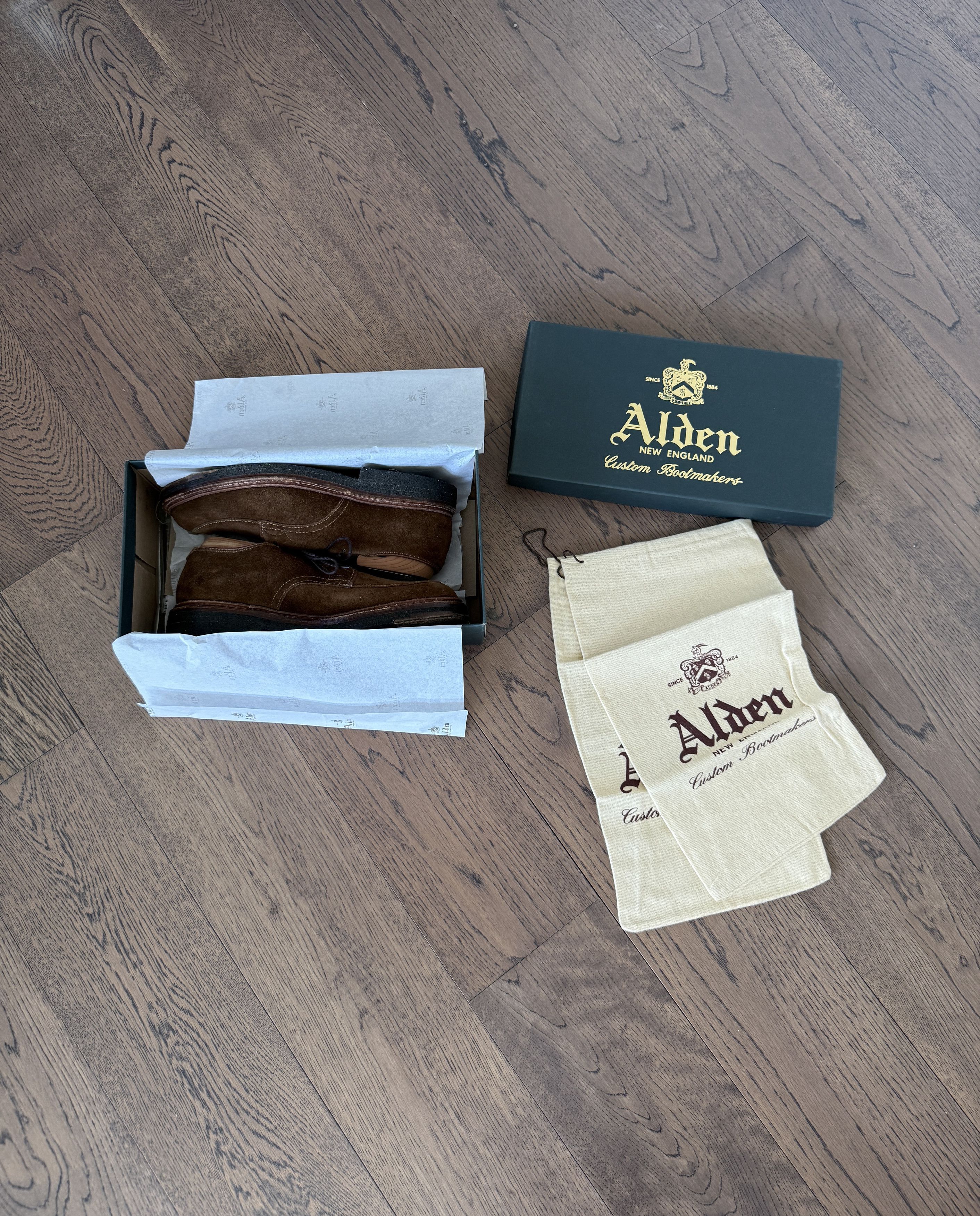 Alden Alden USA MTO Snuff Suede V Top Crepe Sole Shoes Barrie Last Size US 6 / EU 39 - 2 Thumbnail