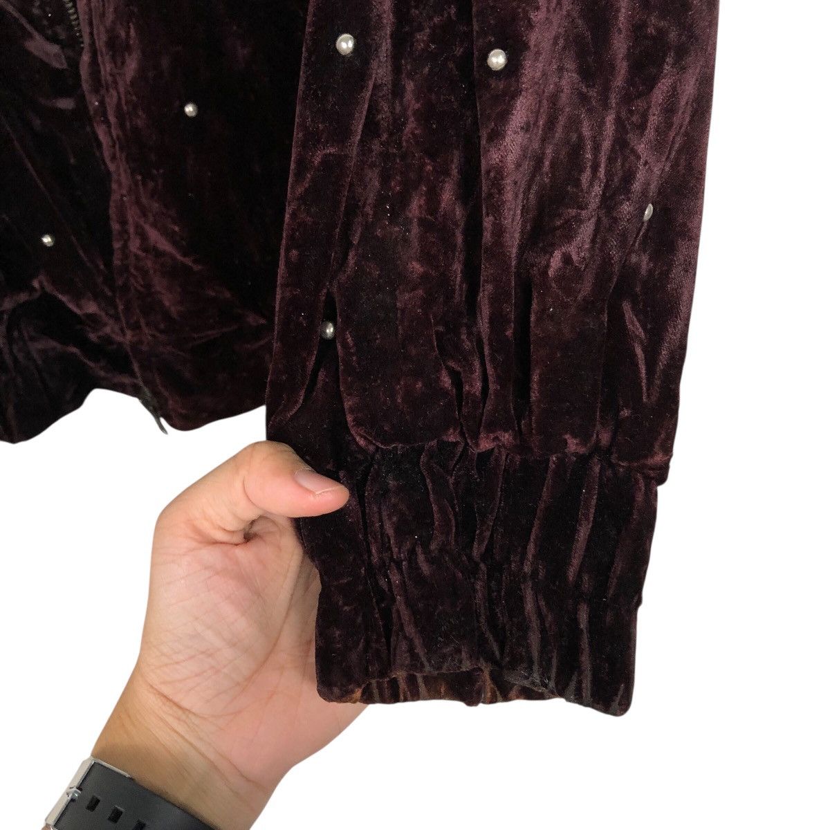 Japanese Brand 📌Vintage Velvet Bombet Jacket Hei Rim Issey Miyake Size US M / EU 48-50 / 2 - 16 Thumbnail