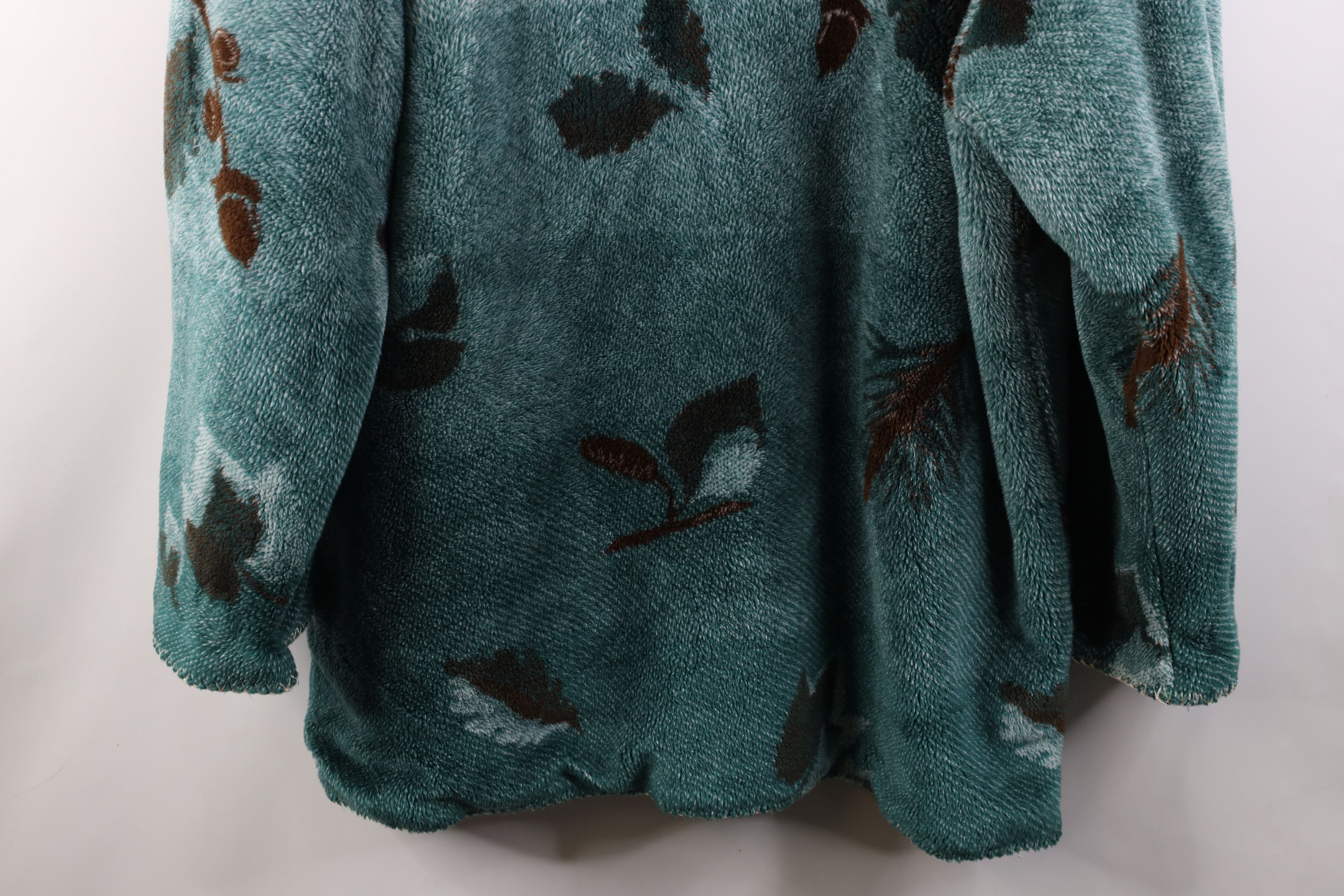 Vintage Vintage 90s Reversible Leaf Acorn All Over Print Jacket Size XL / US 12-14 / IT 48-50 - 11 Thumbnail