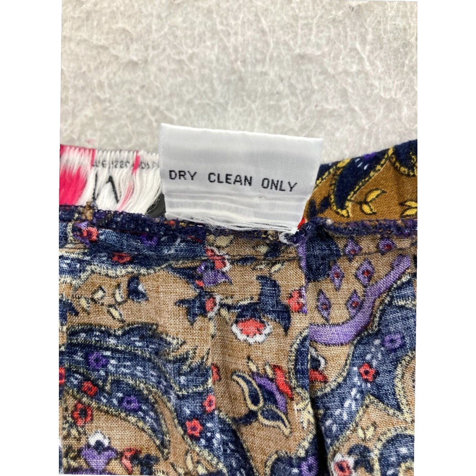 Melissa Melissa Harper Womens 14 Paisley Vintage Rayon Skirt Size 36" / US 14 / IT 50 - 7 Thumbnail