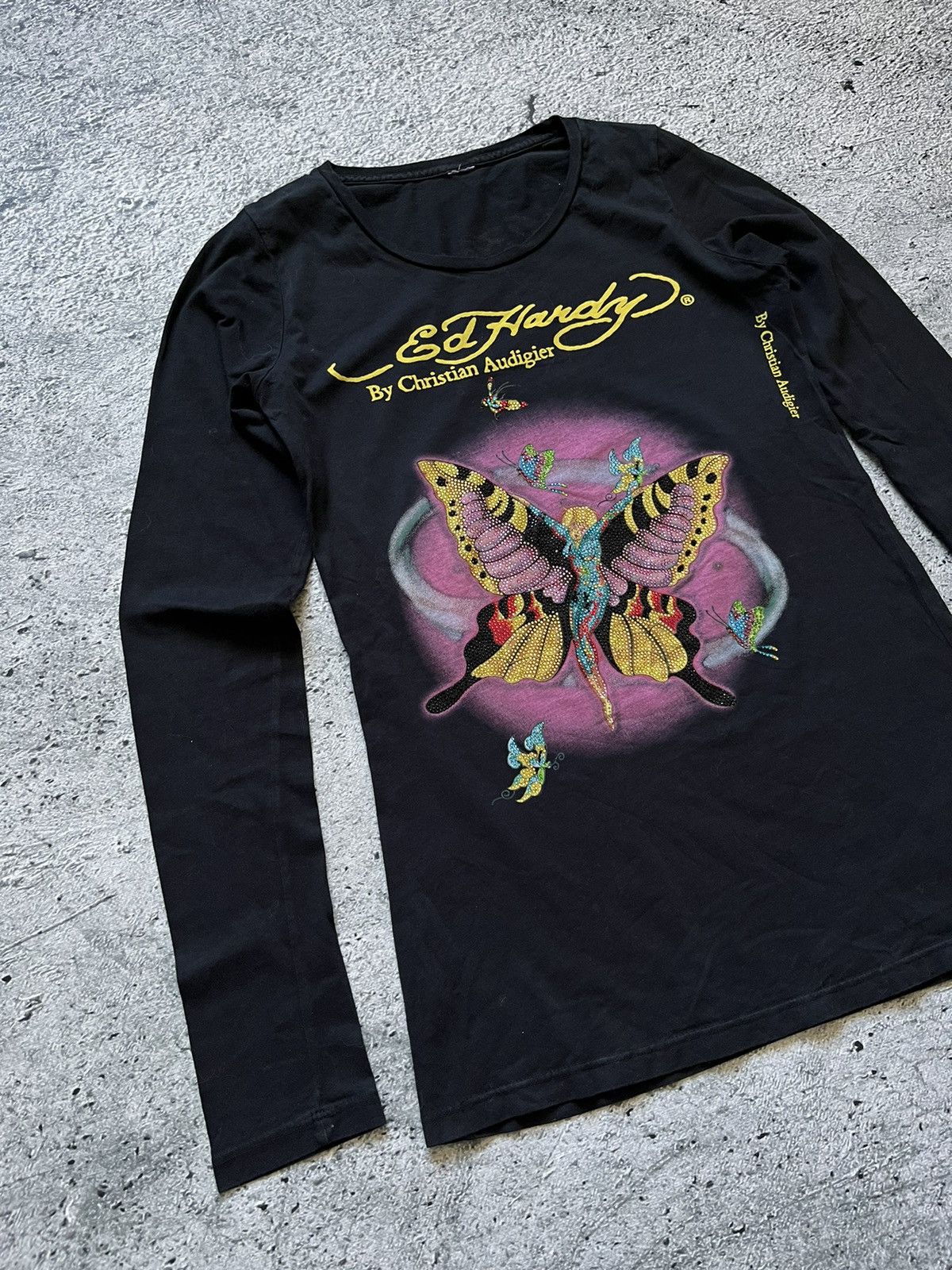 Ed Hardy Ed Hardy By Christian Audigier Tattos Long Sleeve Y2K USA Size US M / EU 48-50 / 2 - 2 Thumbnail