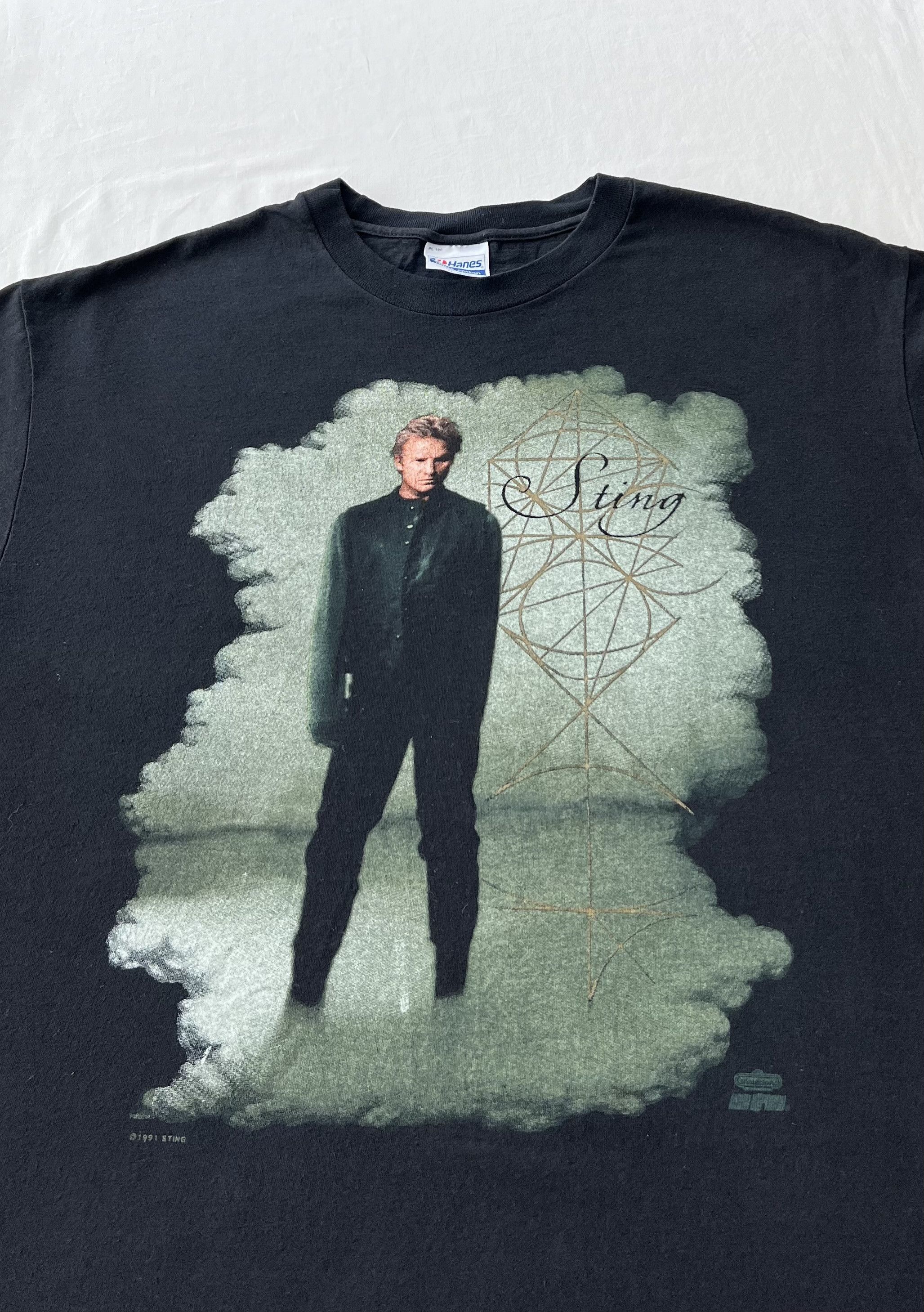 Band Tees Vintage 1991 Sting The Soul Cages Tour Black T-shirt Size US XL / EU 56 / 4 - 3 Thumbnail