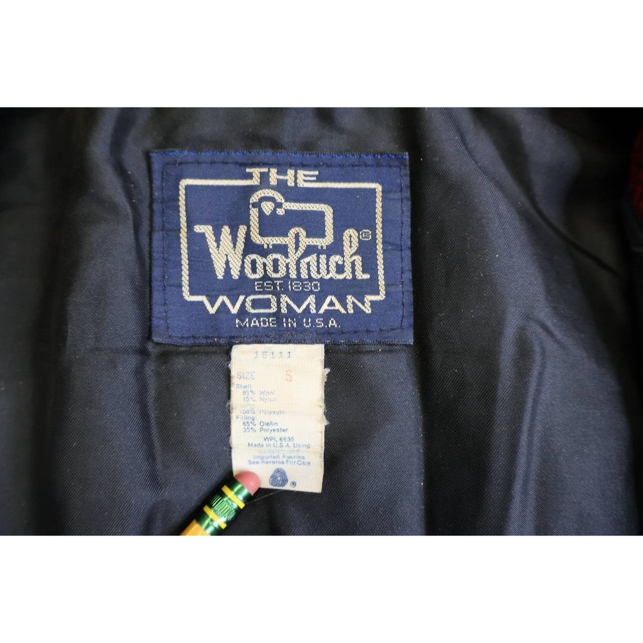 Vintage VTG Woolrich Wool Buffalo Plaid Bomber Jacket Womens Small Size S / US 4 / IT 40 - 3 Thumbnail