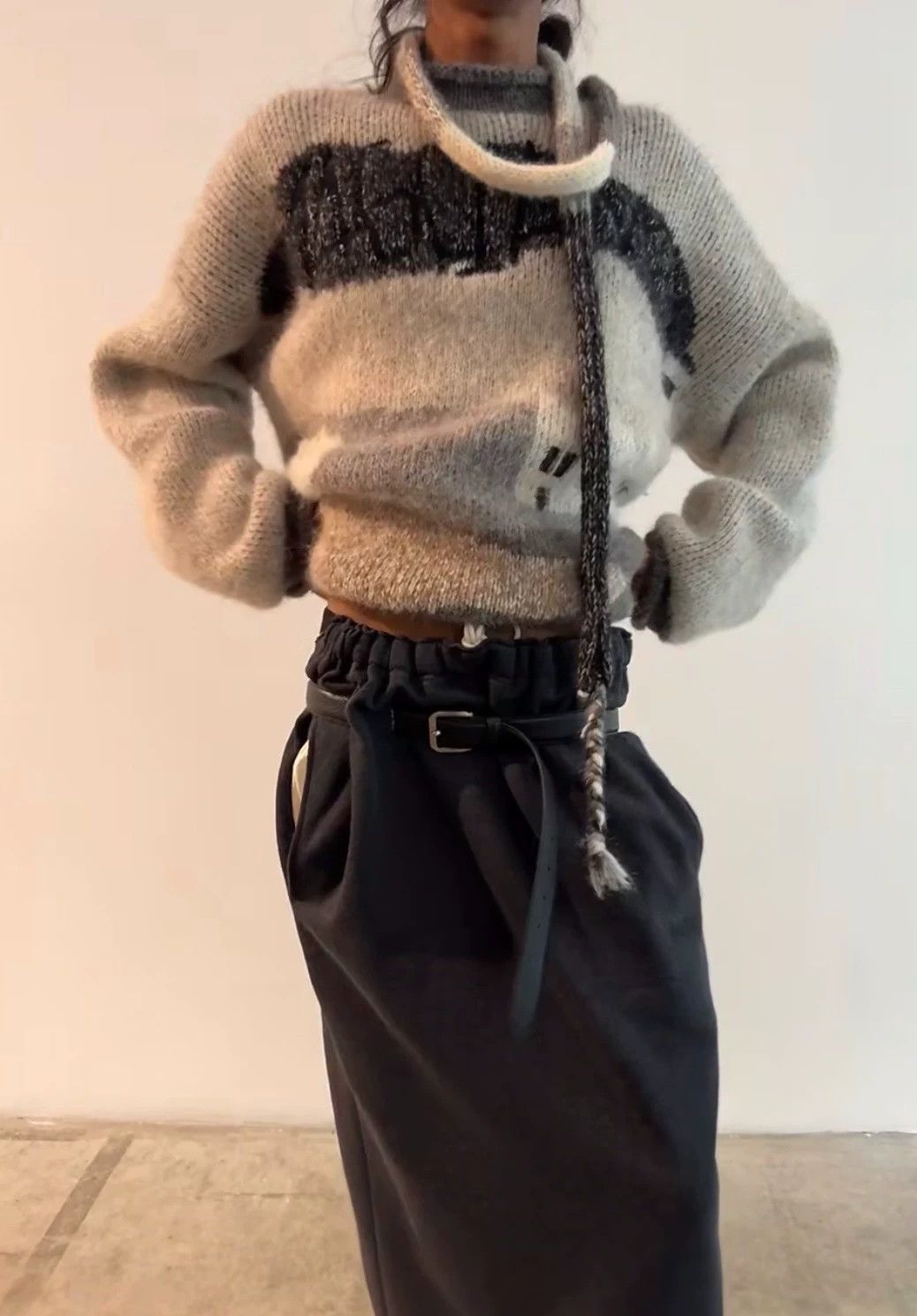 Magliano Magliano Mohair Sheep Motif 24FW Oversized Sweater XXS NWT Size XXS / US 00 / IT 34 - 8 Thumbnail