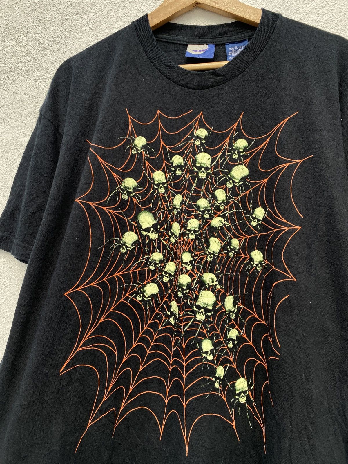 Expert Horror Vintage Halloween Skull Spider Web Horror Size US XL / EU 56 / 4 - 1 Thumbnail