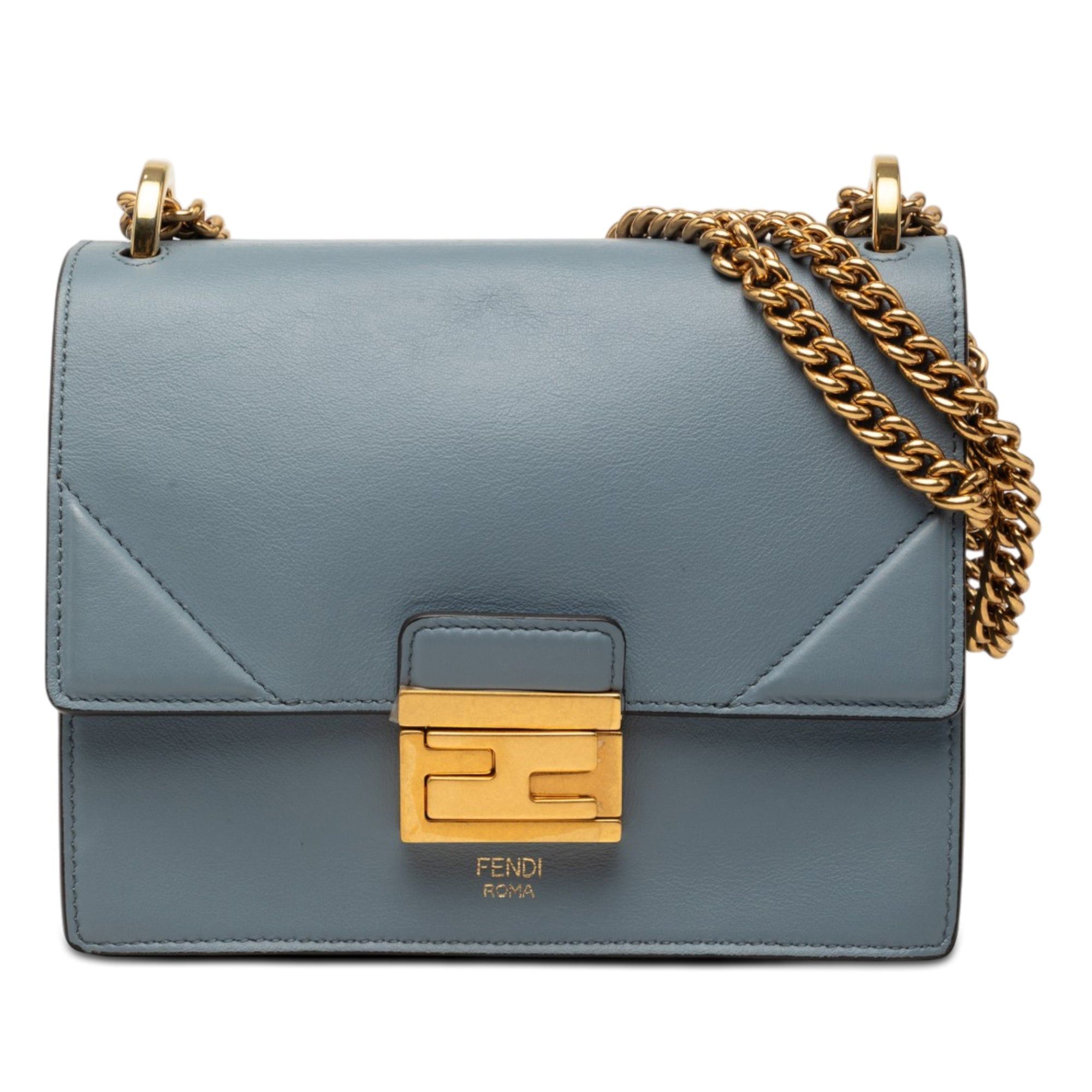 Fendi Small Leather Kan U Chain Shoulder Bag Size ONE SIZE - 1 Thumbnail