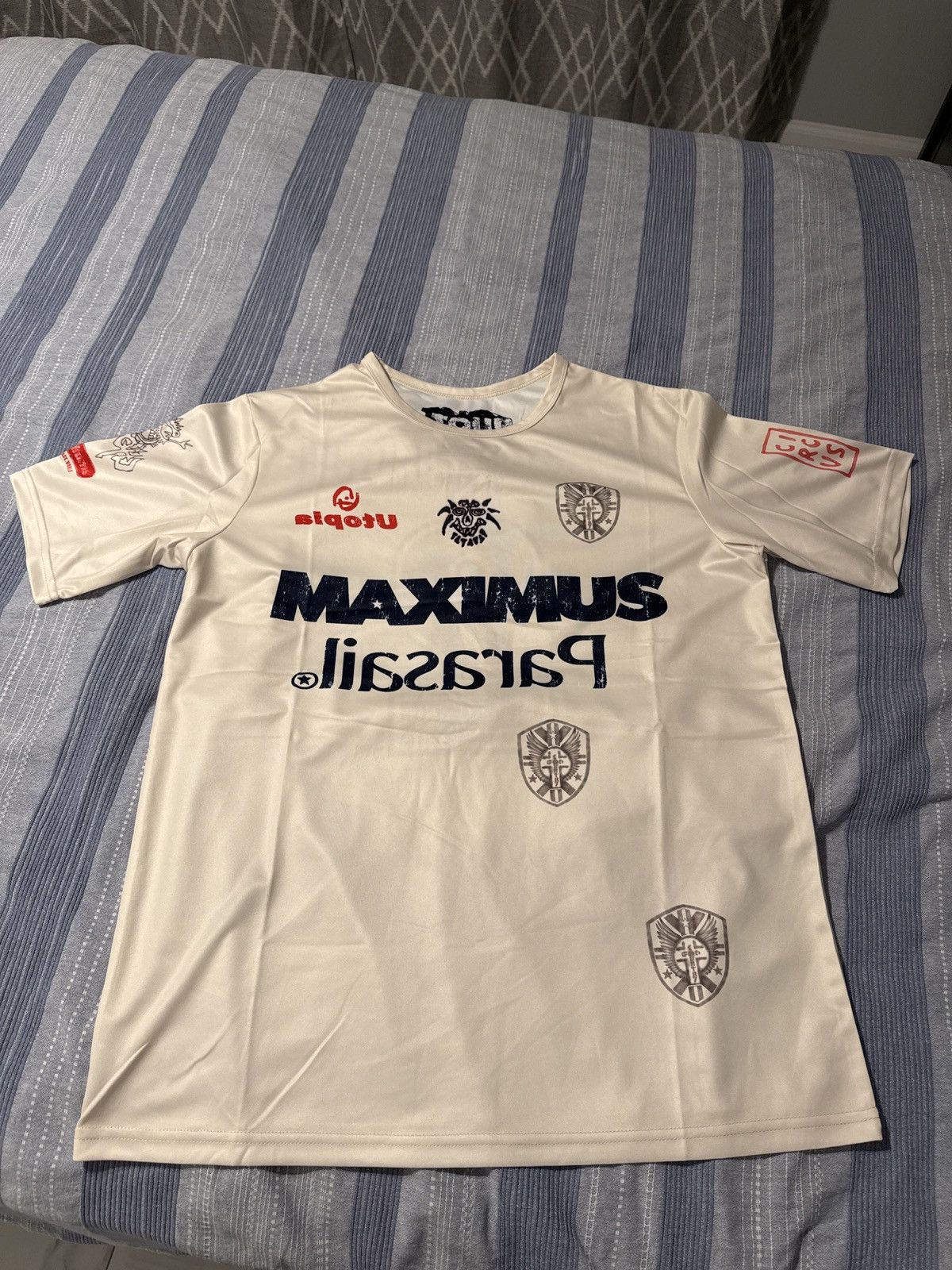 Travis Scott Travis Scott Utopia Jersey (England) Size US M / EU 48-50 / 2 - 2 Thumbnail
