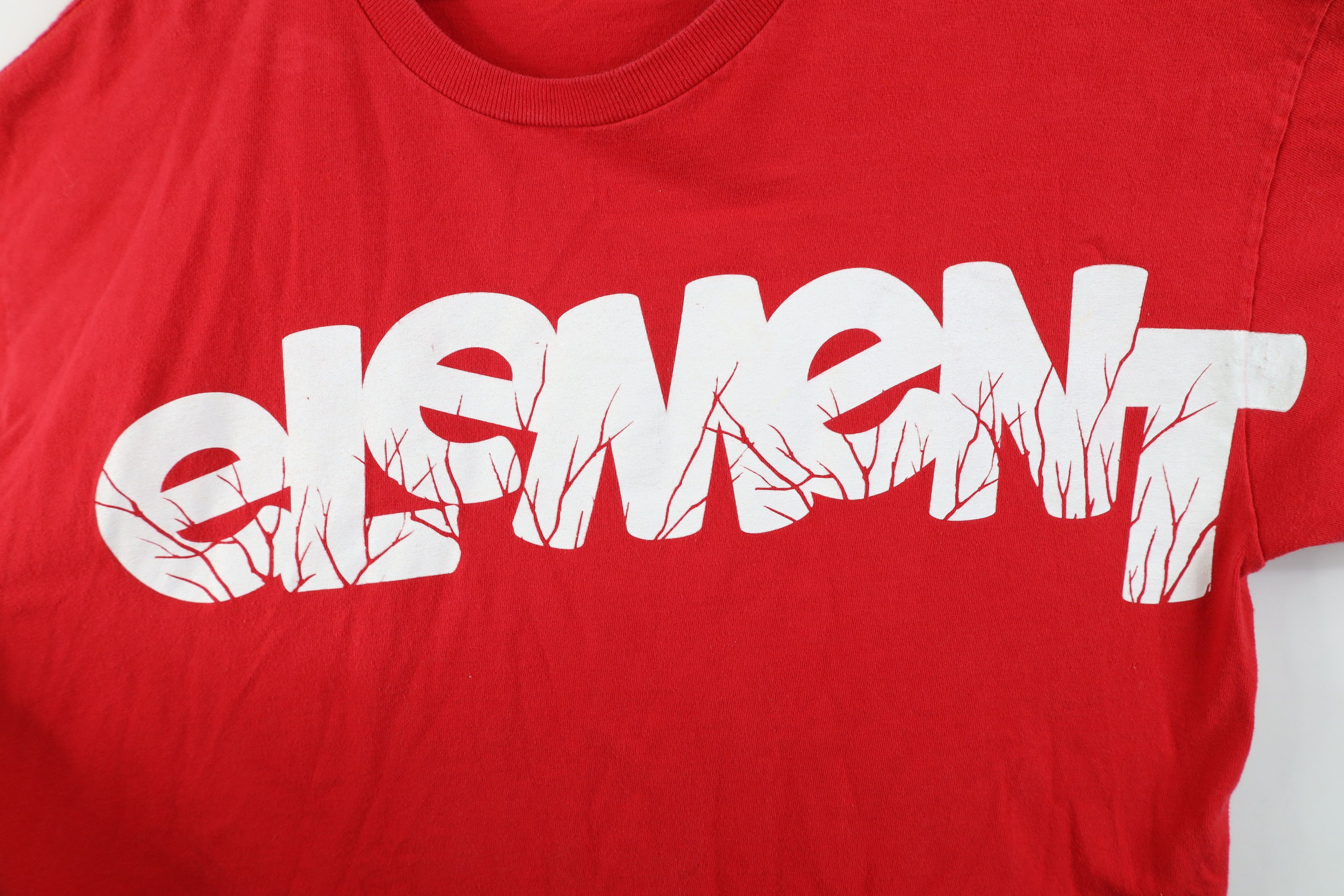 Element Vintage 90s Y2K Element Skateboards Bam Margera T-Shirt Red Size US L / EU 52-54 / 3 - 6 Thumbnail