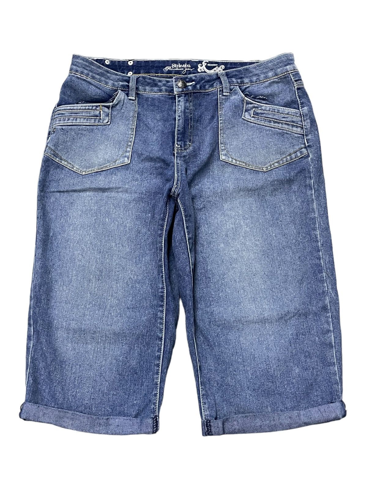 Affliction × Rock Revival Style & Co Y2K Style Affliction Stud Jort Size US 34 / EU 50 - 2 Thumbnail