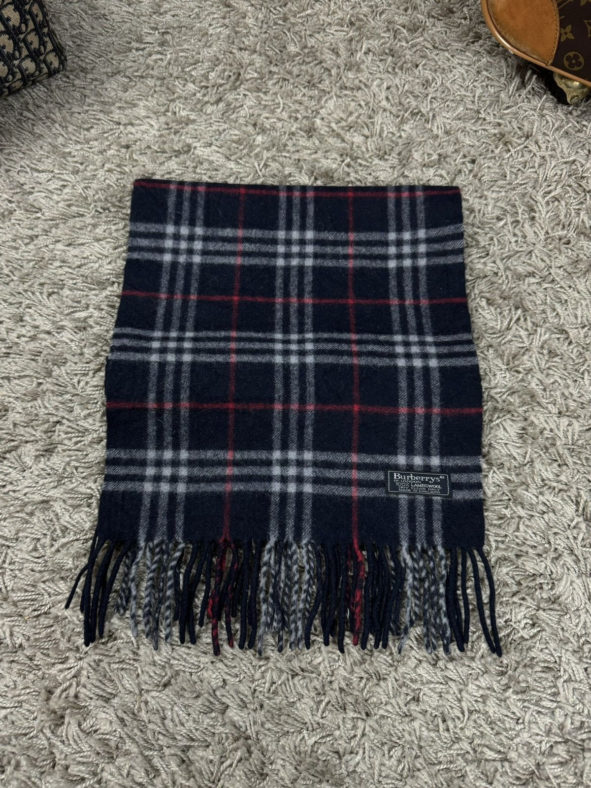 Burberry Vintage wool scarf Burberry’s 90s original luxury item Size ONE SIZE - 1 Thumbnail