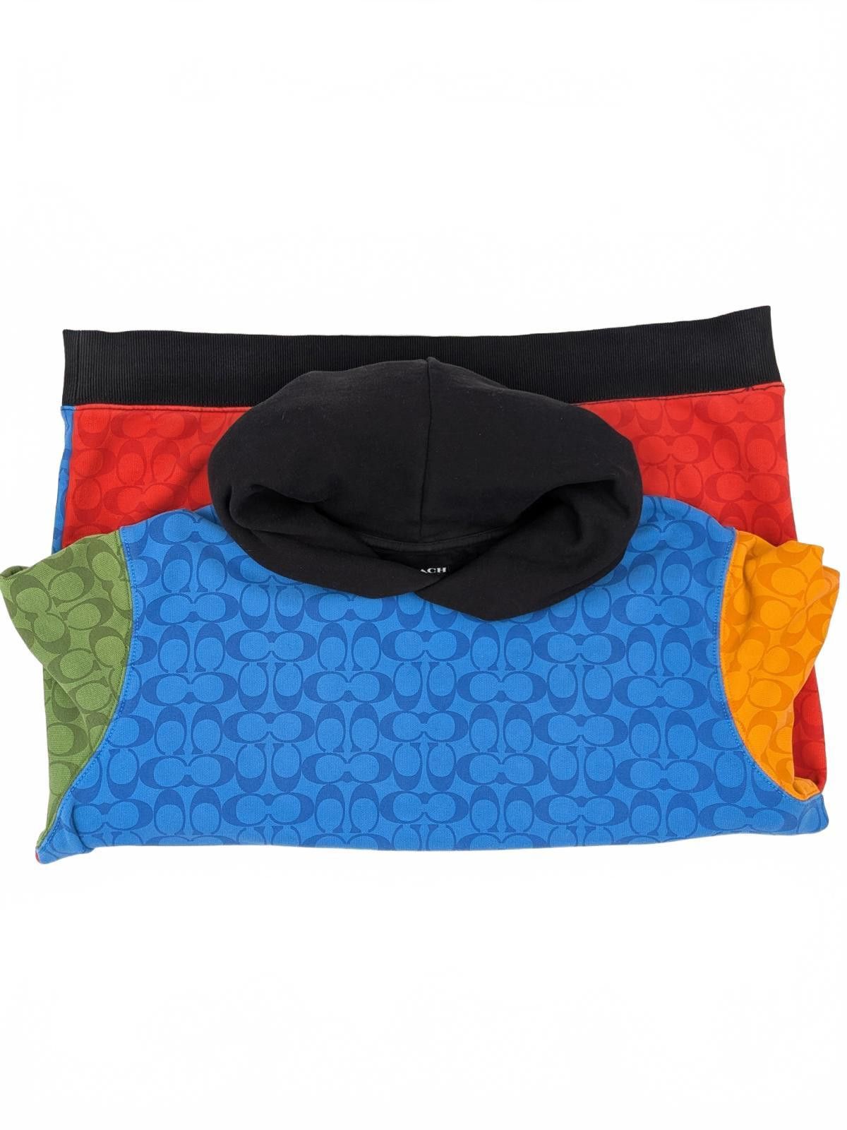 Coach Coach Mens XL Signature Colorblock Hoodie Primary Color Logo Size US XL / EU 56 / 4 - 10 Thumbnail