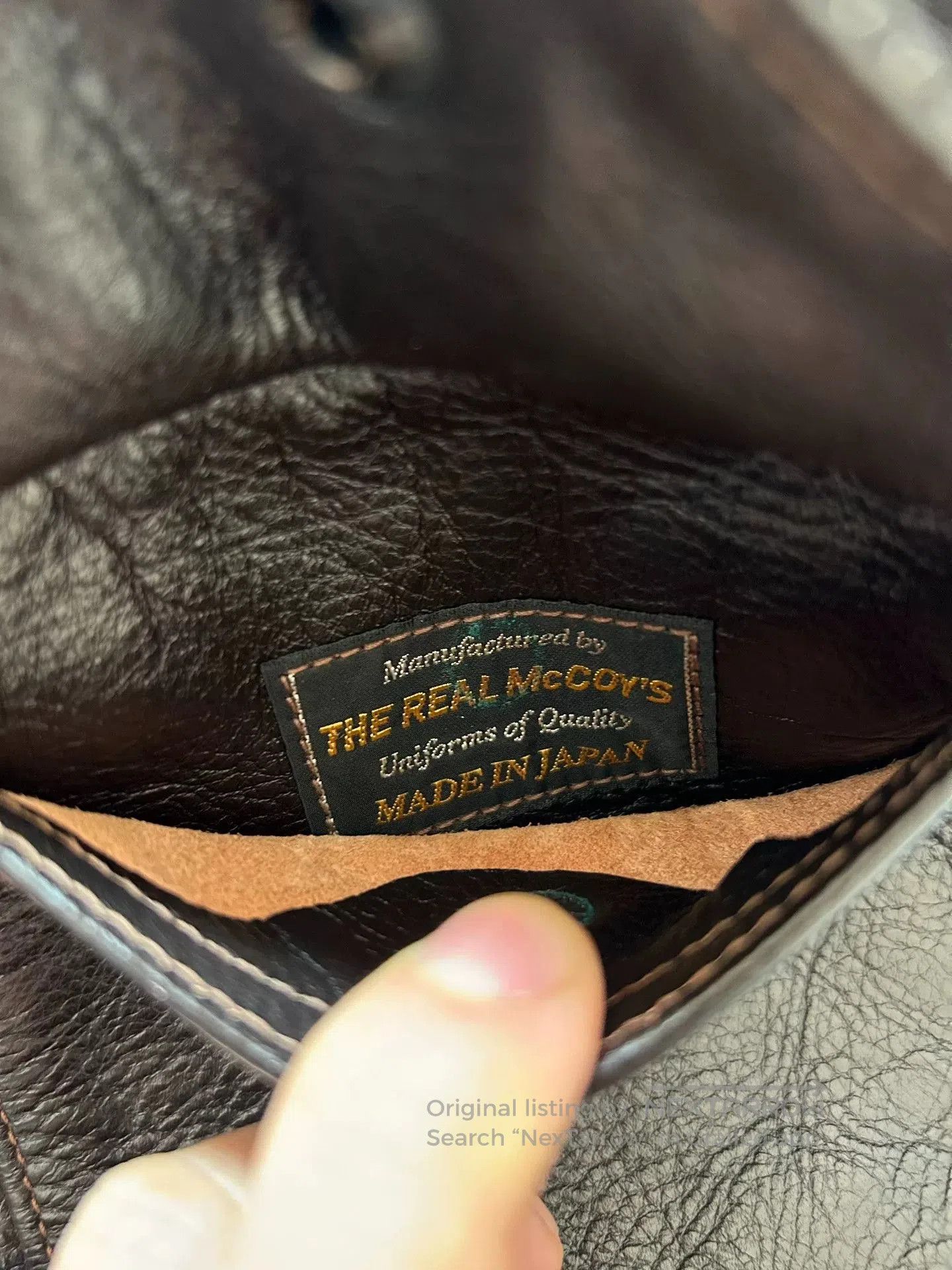 The Real McCoy's the real mccoy a2 tea core leather jacket. Size US S / EU 44-46 / 1 - 7 Thumbnail