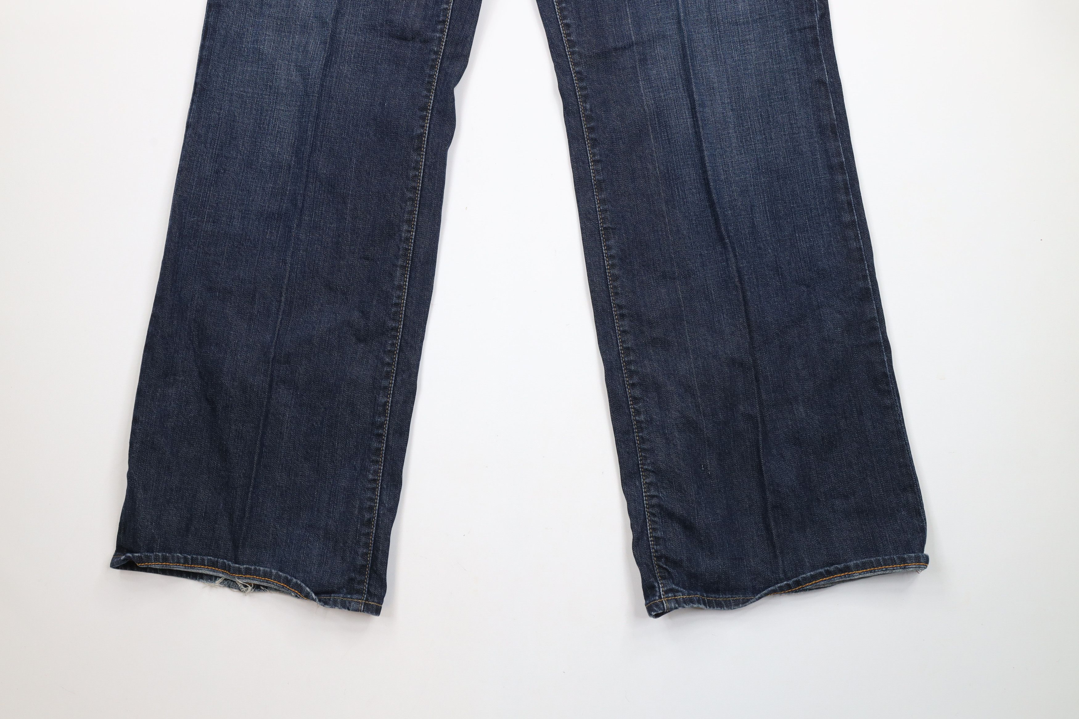 Gap × Vintage Vintage Y2K Gap Flared Wide Leg Denim Jeans Dark Indigo Size 36" / US 14 / IT 50 - 4 Thumbnail