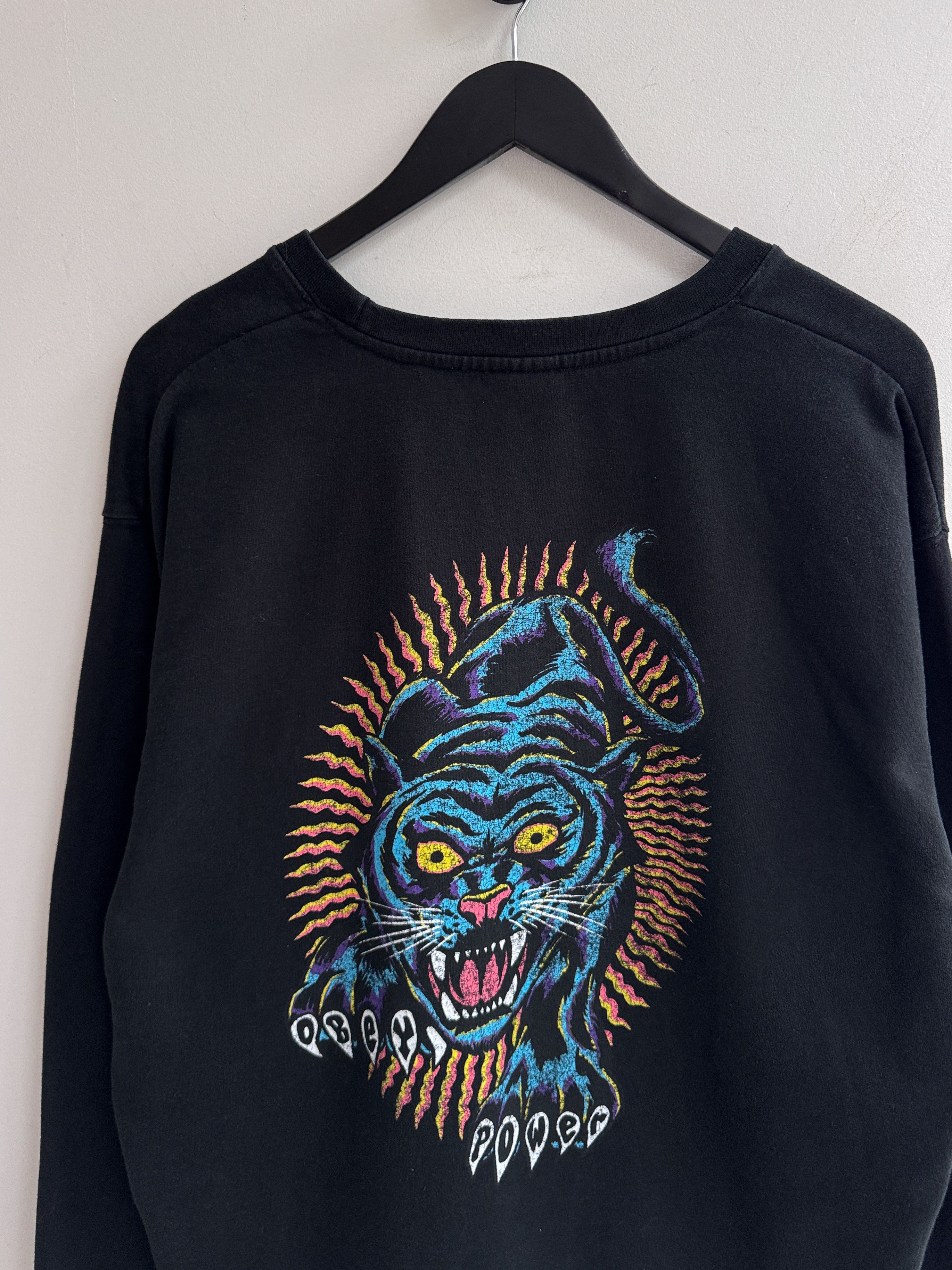 Obey Obey Tiger Sweatshirt Size US XL / EU 56 / 4 - 4 Thumbnail