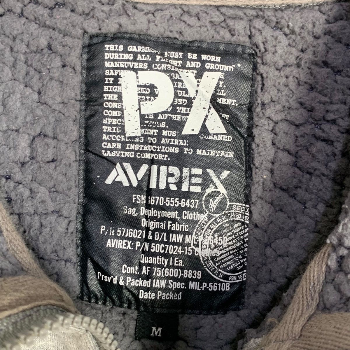 Avirex Vintage Avirex Us Army Jacket Spell Out Full Zipper Size US S / EU 44-46 / 1 - 8 Thumbnail