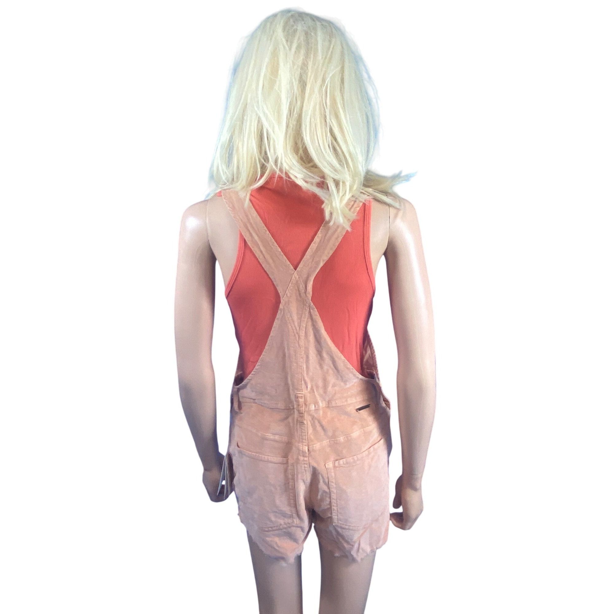 Other NWT Carve Designs Women's 6 Jason Overall Short Washed Pink Size 28" / US 6 / IT 42 - 6 Thumbnail